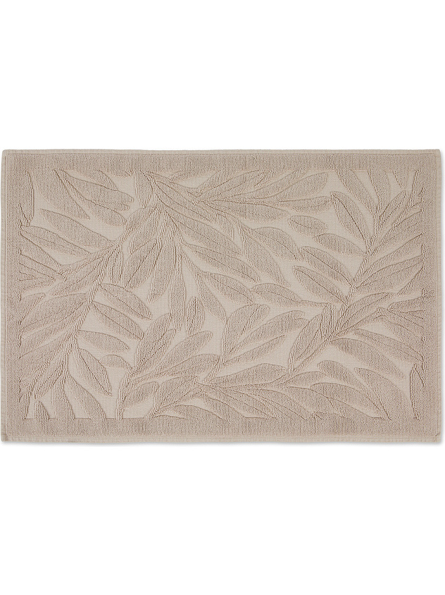 Zefiro solid color cotton shower mat