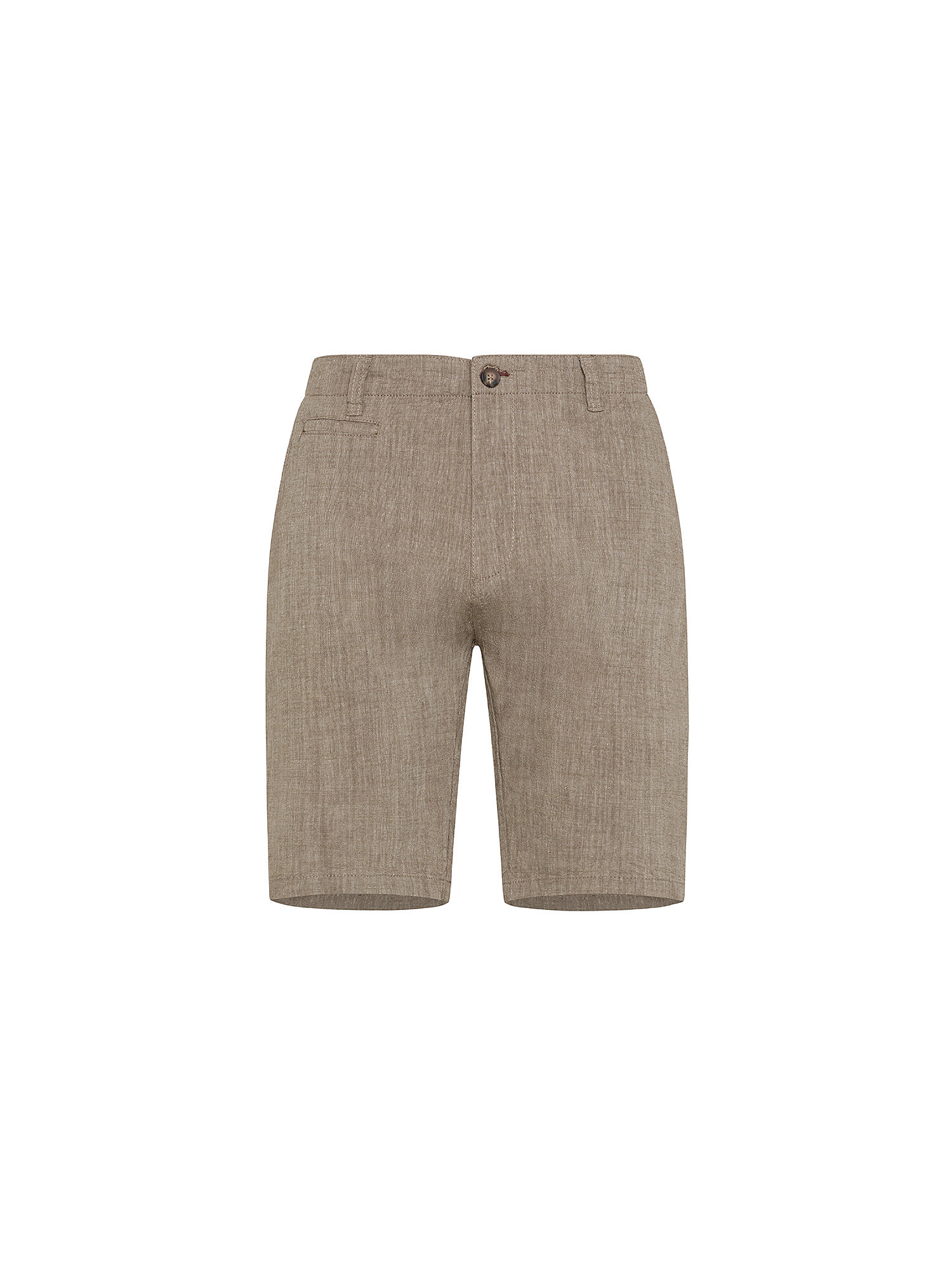 JCT - Chino bermuda in pure cotton, Brown, large image number 0