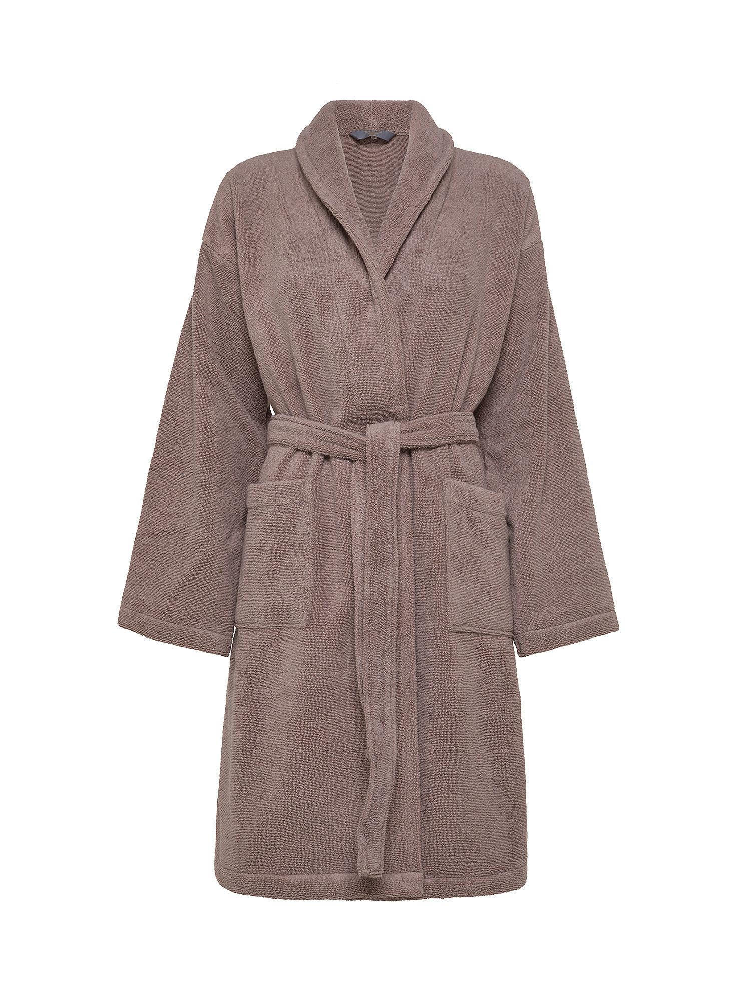 Thermae premium quality cotton bathrobe, Brown, large image number 0