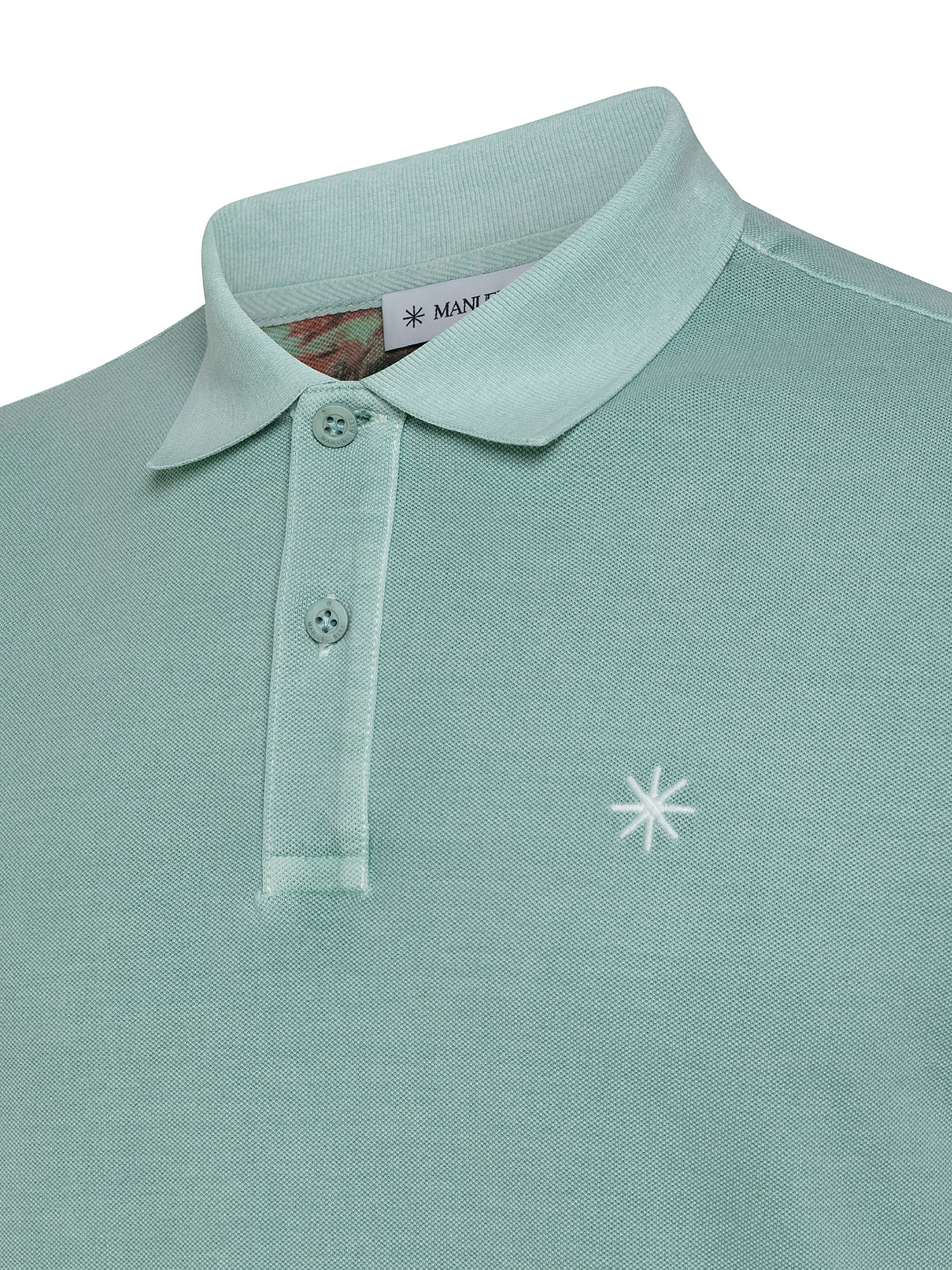 Short sleeve polo shirt, Teal, large image number 2