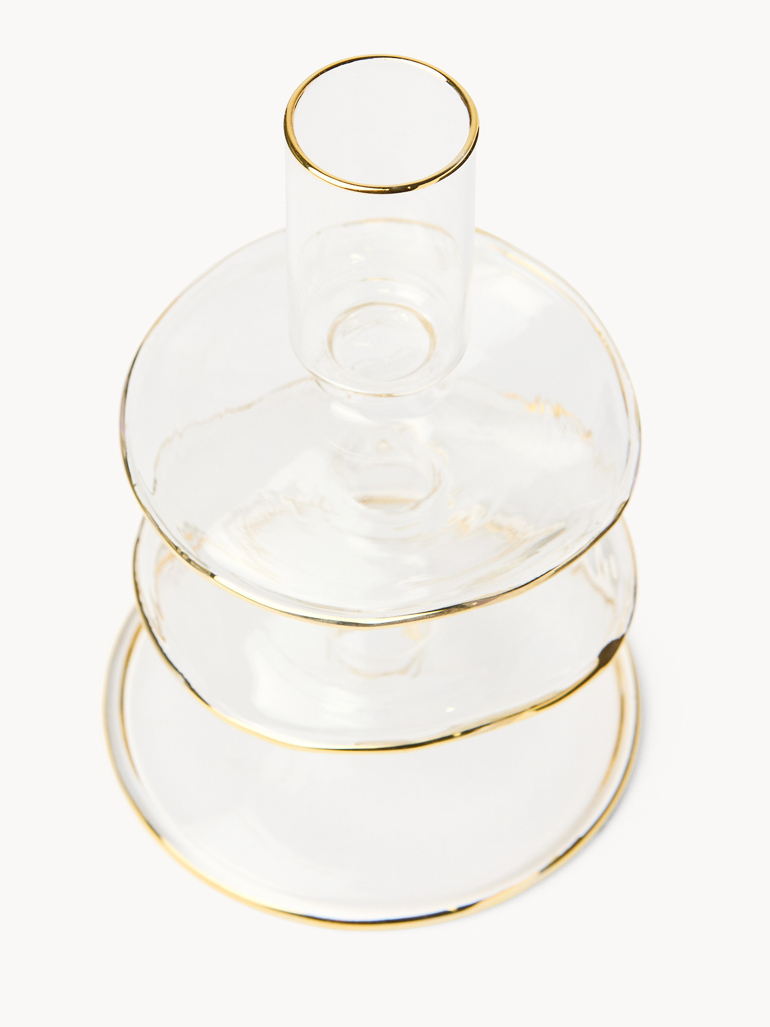 Candeliere in vetro borosilicato, Trasparente, large image number 1