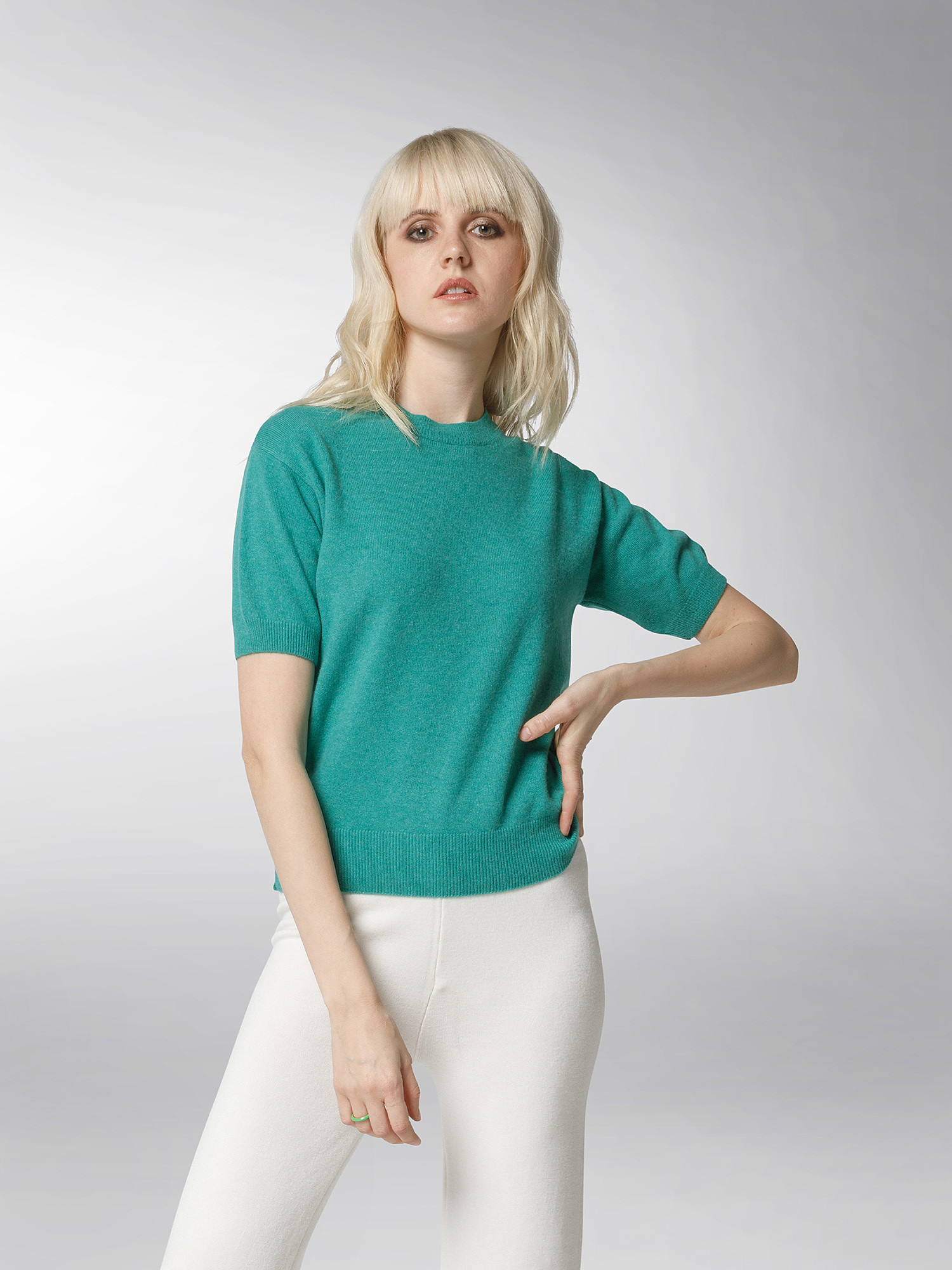 K Collection - Crewneck sweater, Emerald, large image number 3