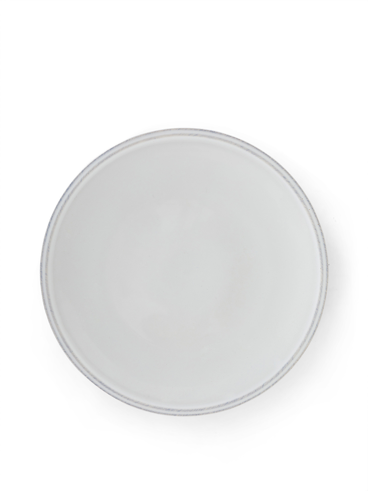 Friso ceramic dinner plate, White, large image number 0
