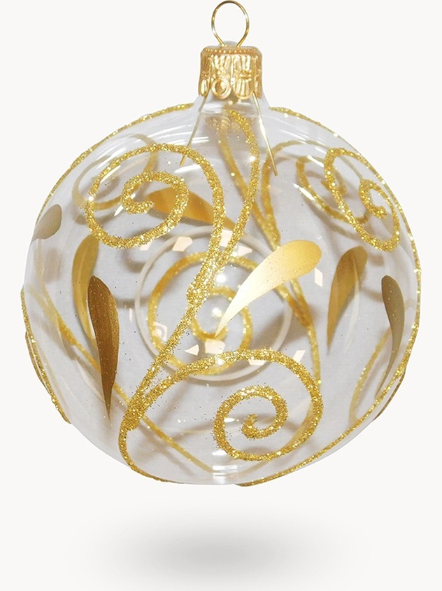 Mouth-Blown Glass Sphere by European Artisans