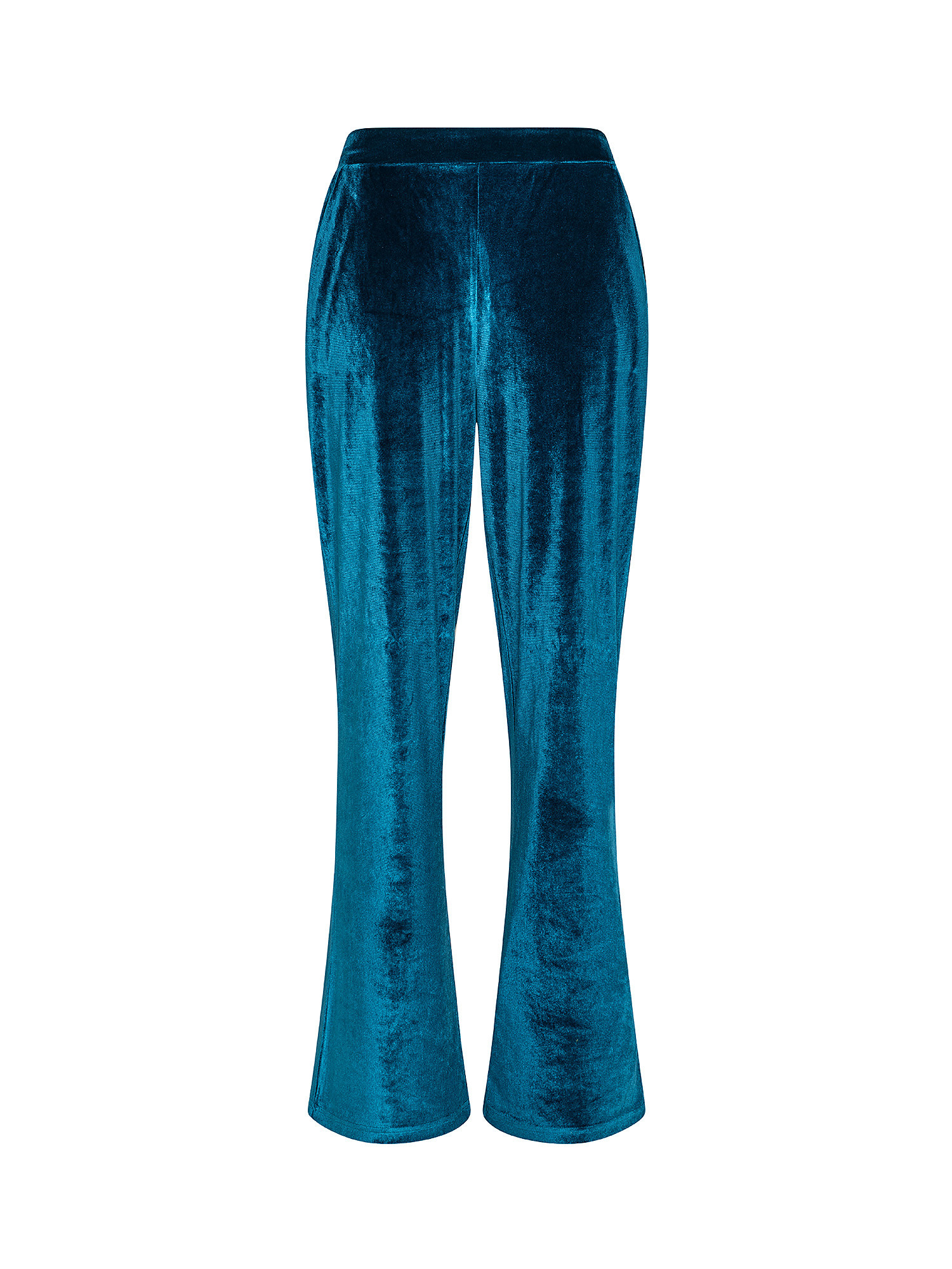 Velor trousers, Green teal, large image number 0