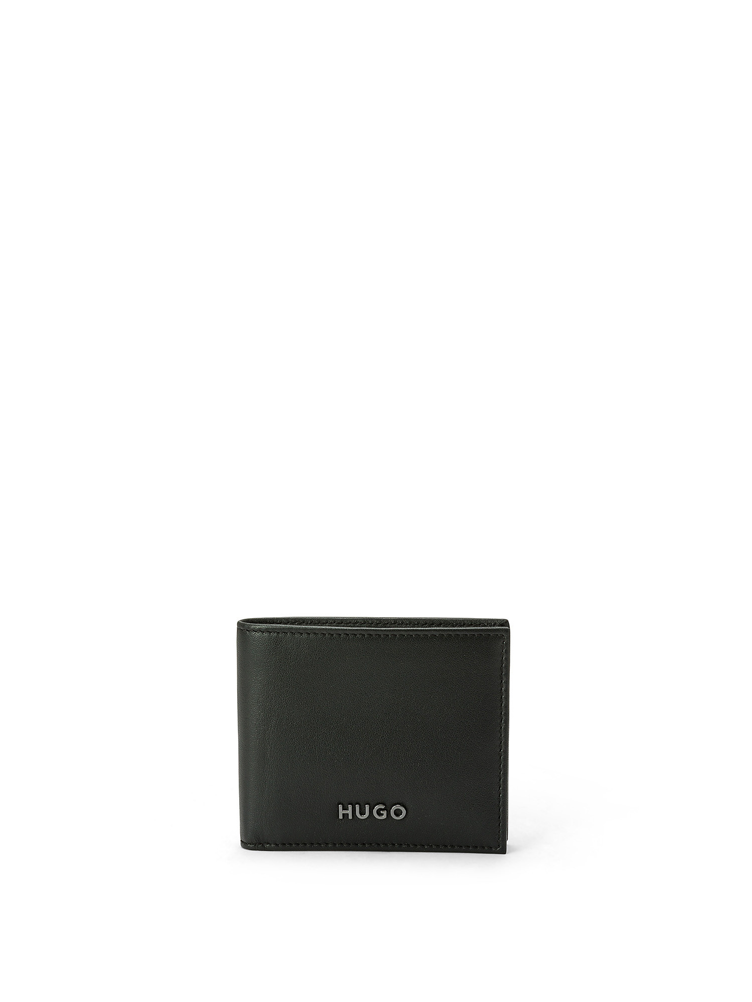 Hugo - Leather wallet, Black, large image number 0