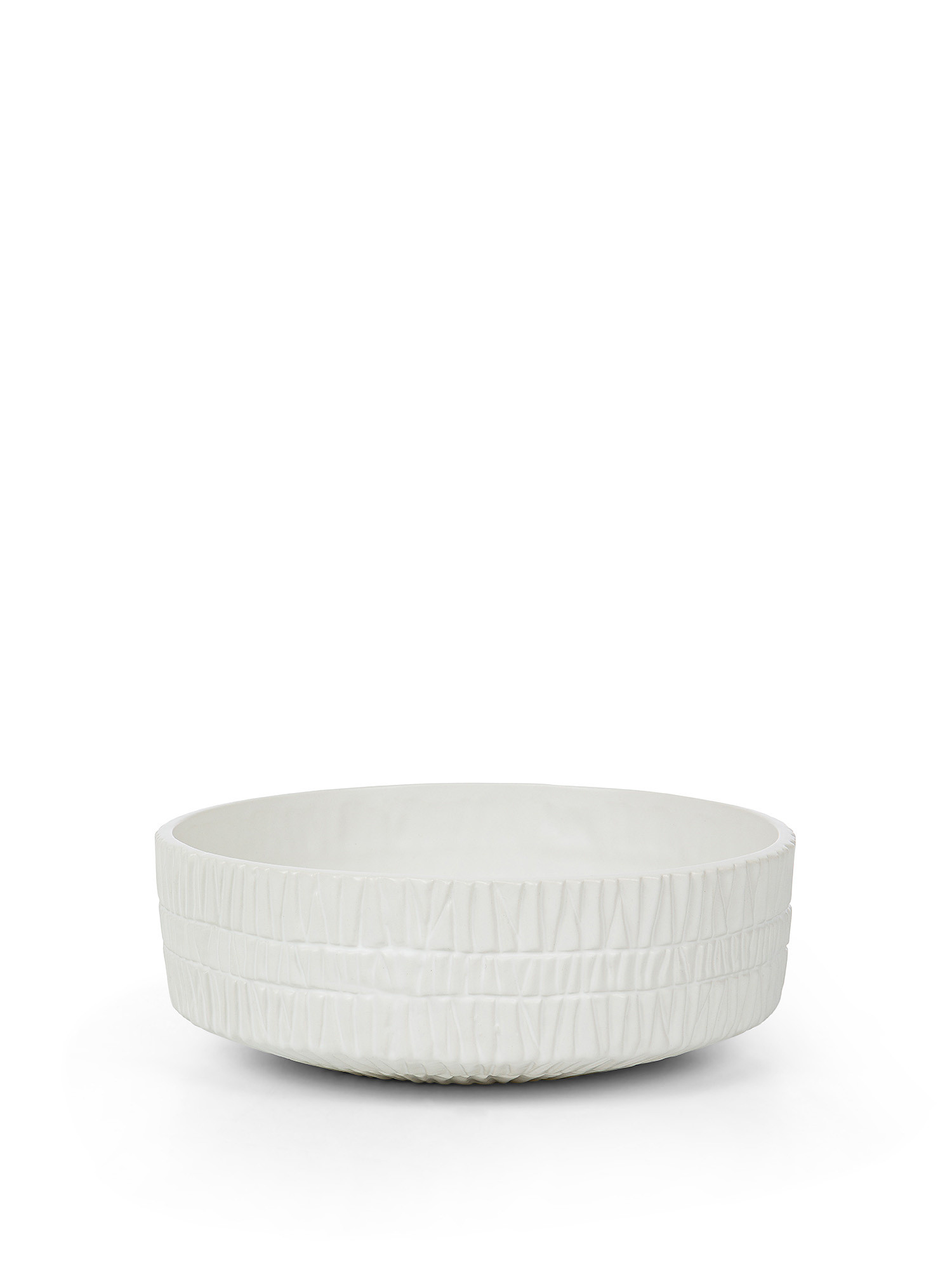 Ciotola decorativa in ceramica, Bianco, large image number 0