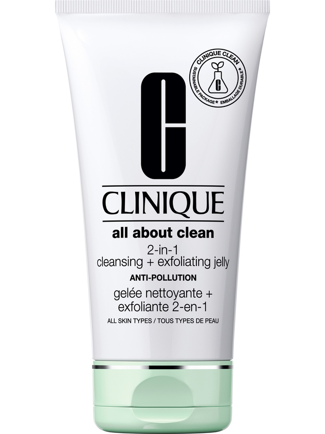 Clinique all about clean 2 in 1  cleansing + exfoliating jelly 150 ml