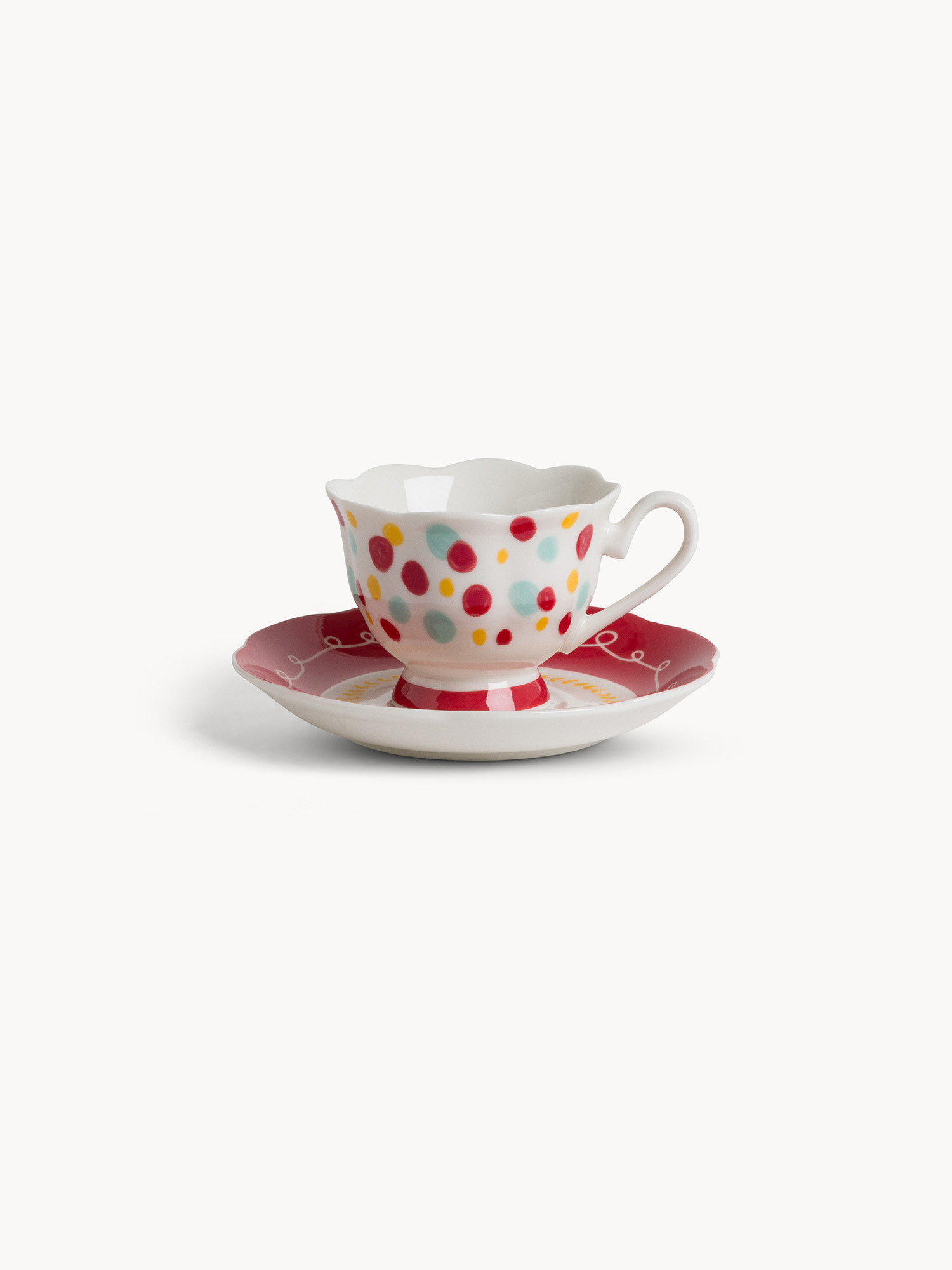 Tazza caffè new bone china Mon Amour, Multicolor, large image number 0