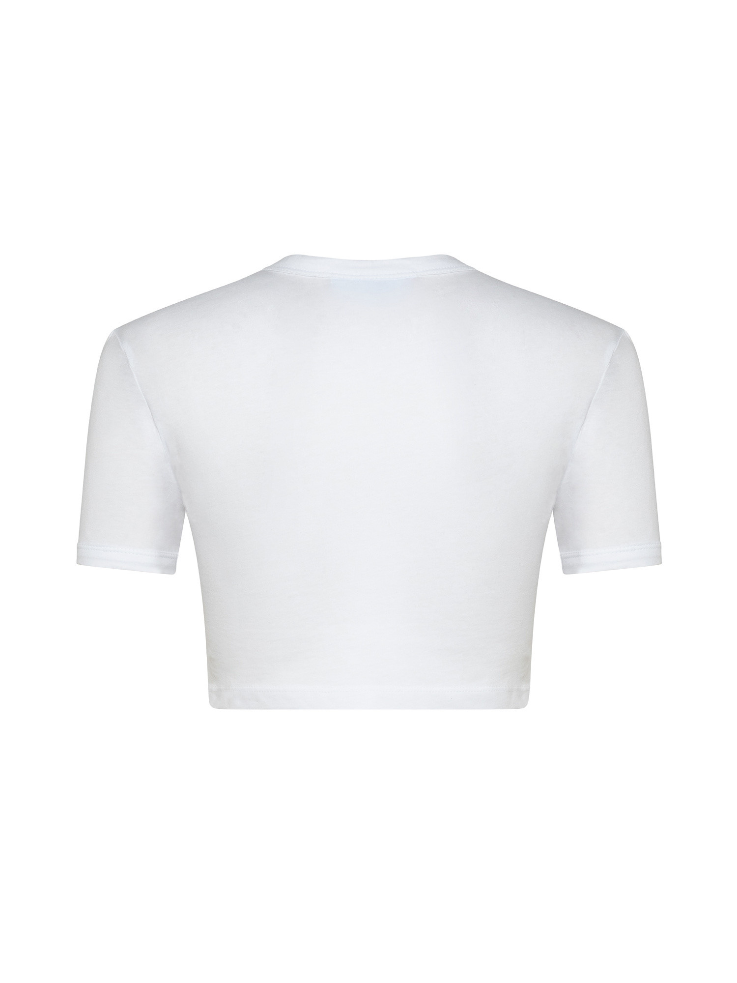 T-shirt crop, Bianco, large image number 1