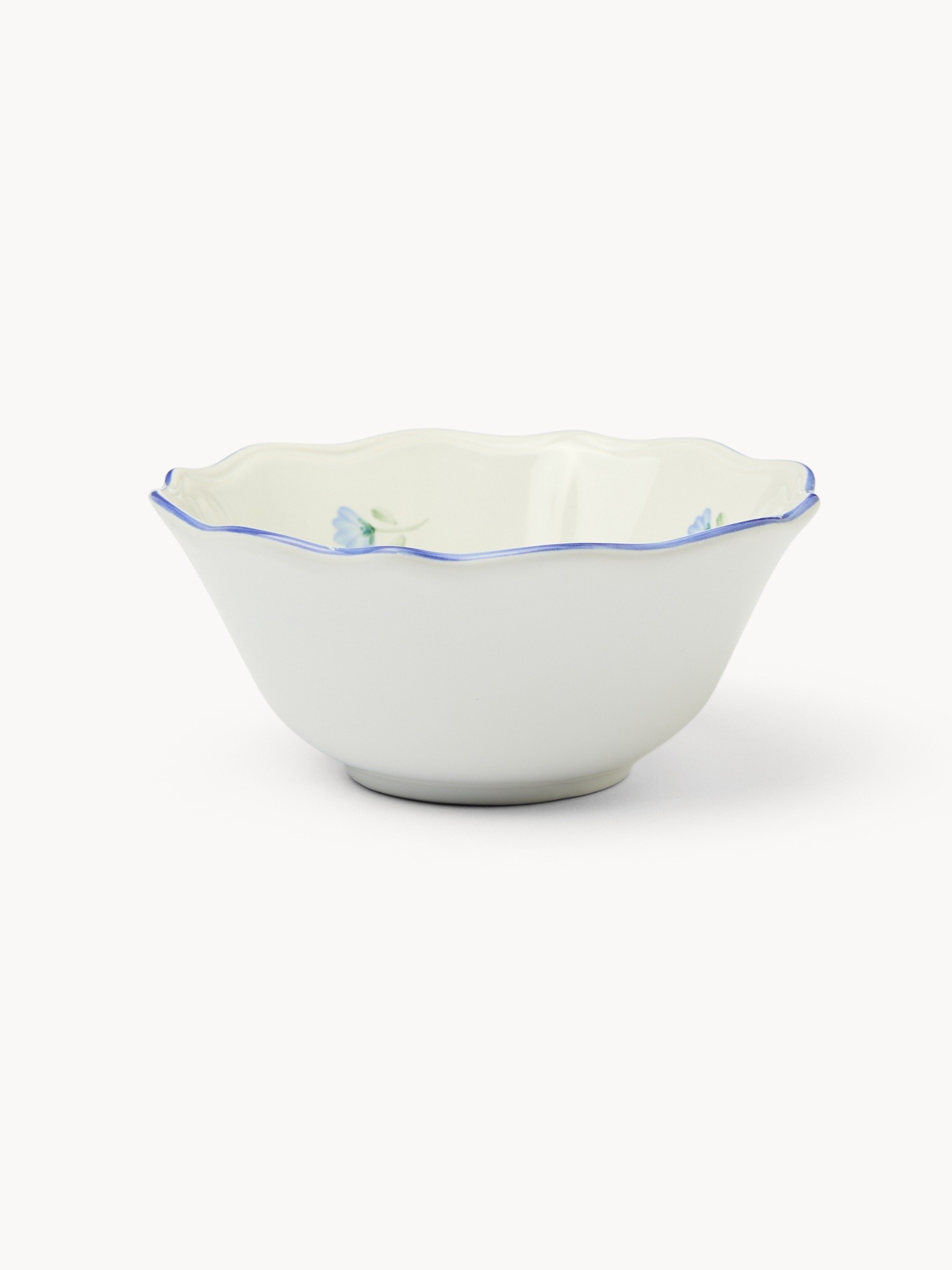 Coppetta in ceramica Antoinette, Bianco/Azzurro, large image number 0