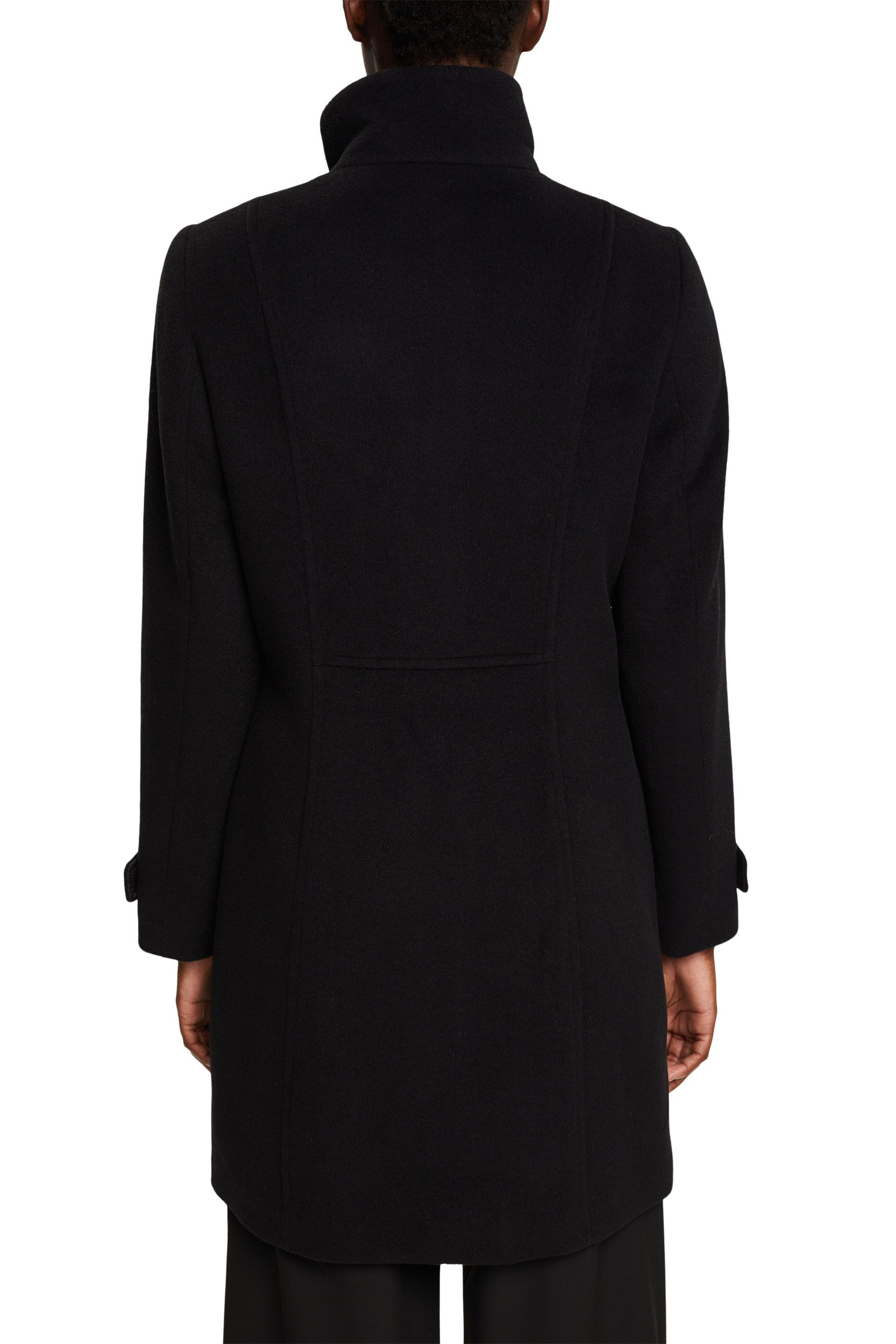 Collared coat, Black, large image number 2