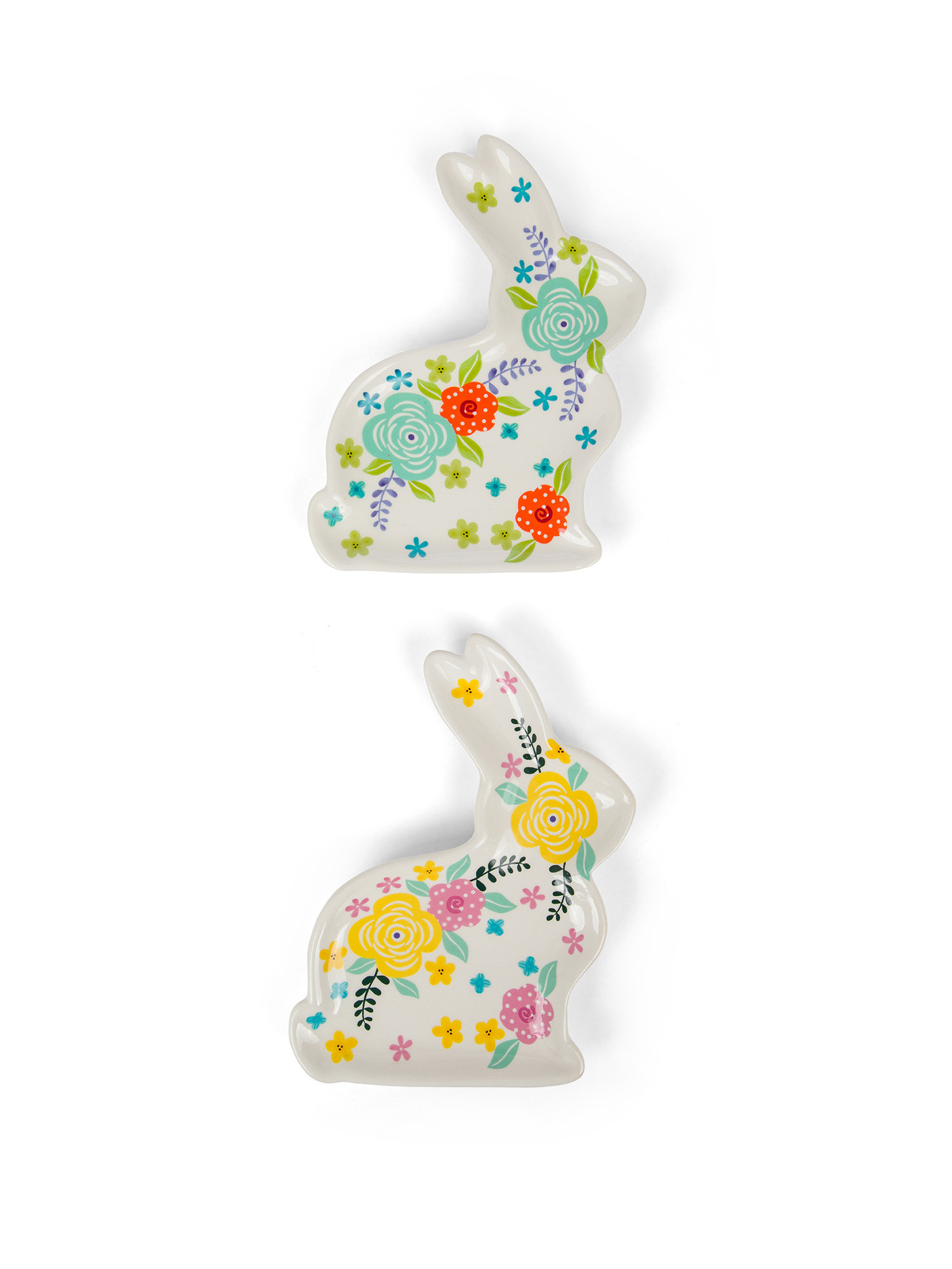 Rabbit ceramic saucer, Multicolor, large image number 0