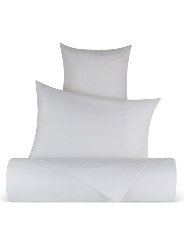 Portofino flat sheet in 100% cotton percale jacquard