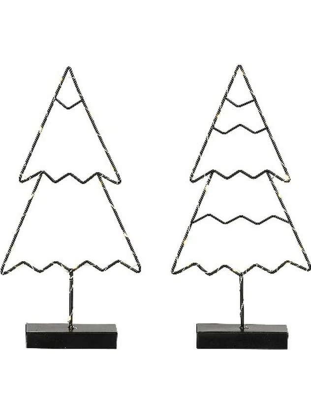 Decoro a forma di albeo in ferro