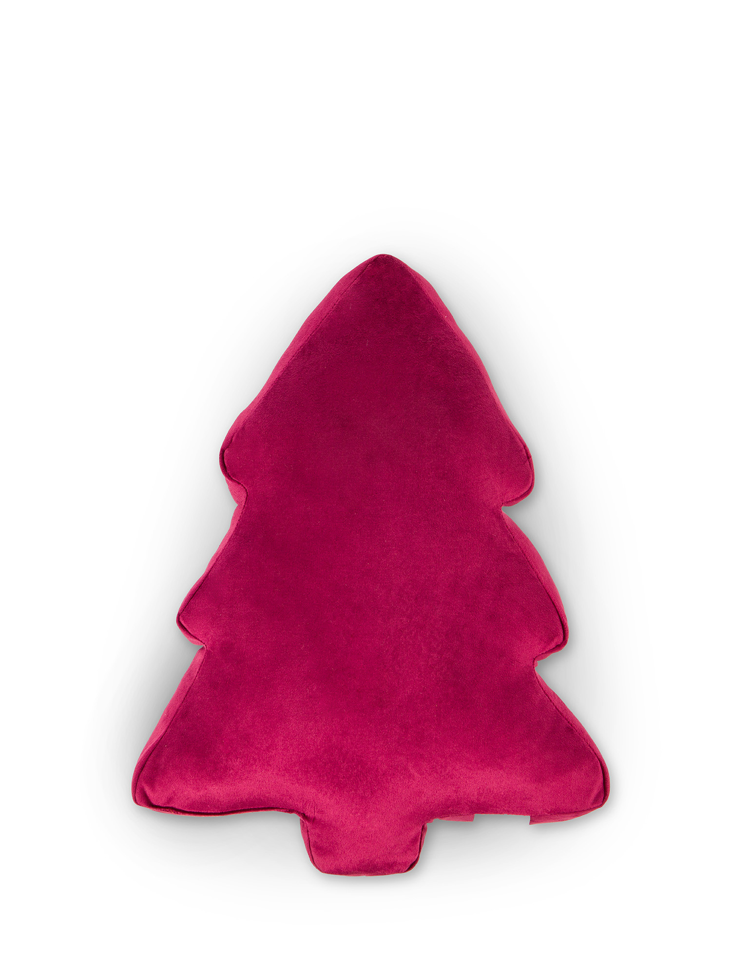 Cuscino in velluto ad Albero di Natale, Rosso, large image number 1