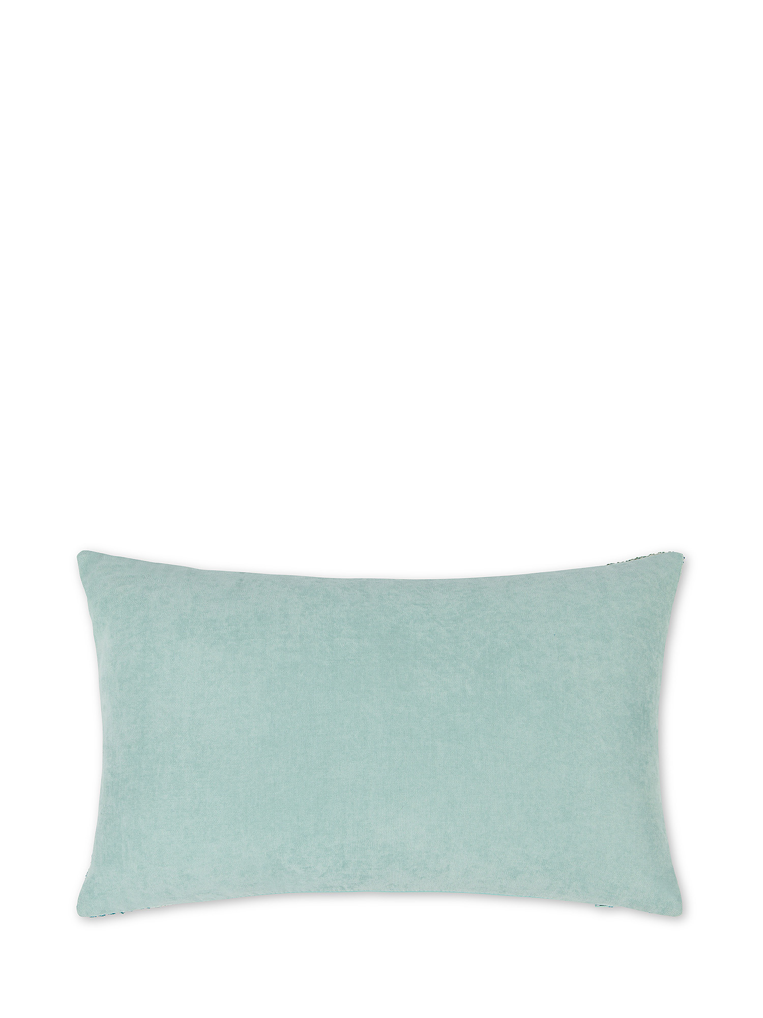 Cushion 35x55 cm with shade, White / Blue, large image number 1