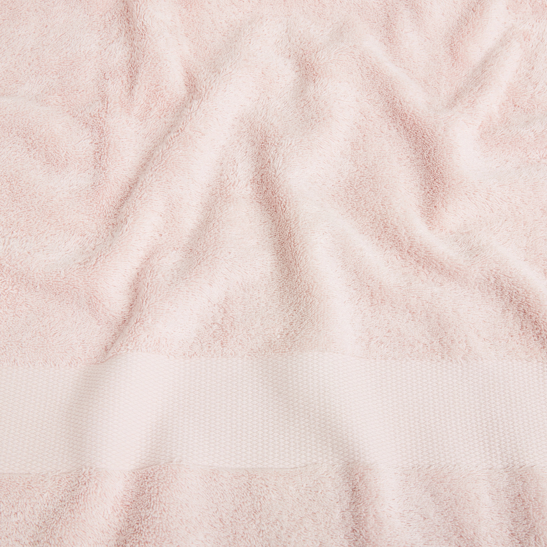 Asciugamano spugna di puro cotone Zefiro, Rosa cipria, large image number 3