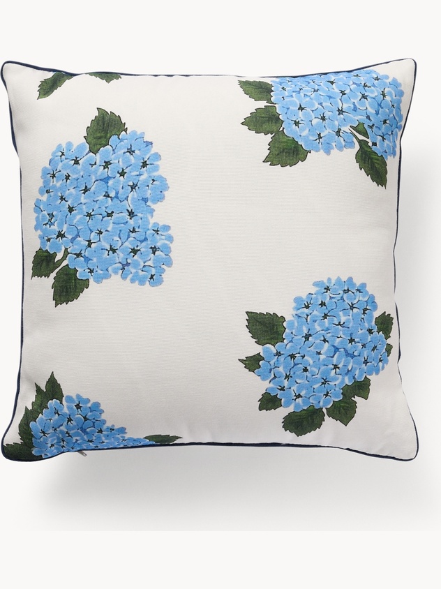Cuscino con stampa ortensie 45x45cm