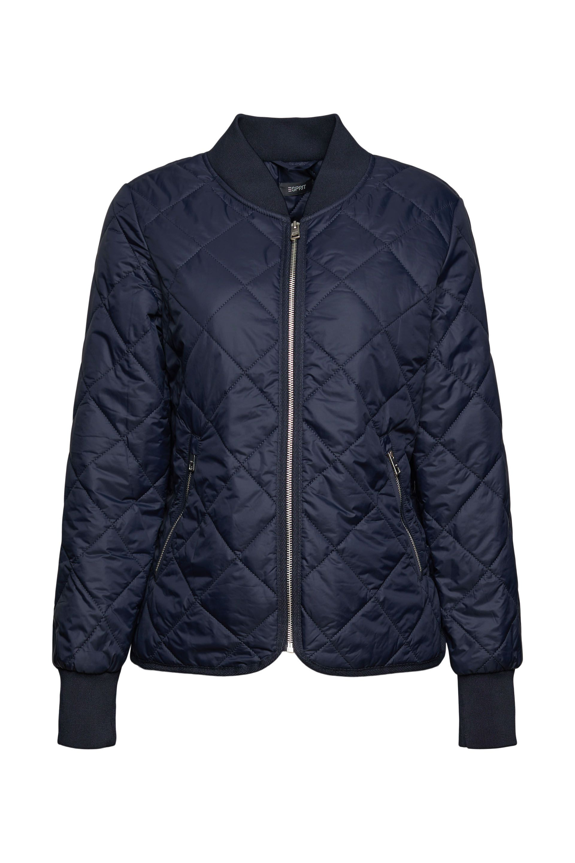 Quilted jacket with zip, Blue, large image number 0