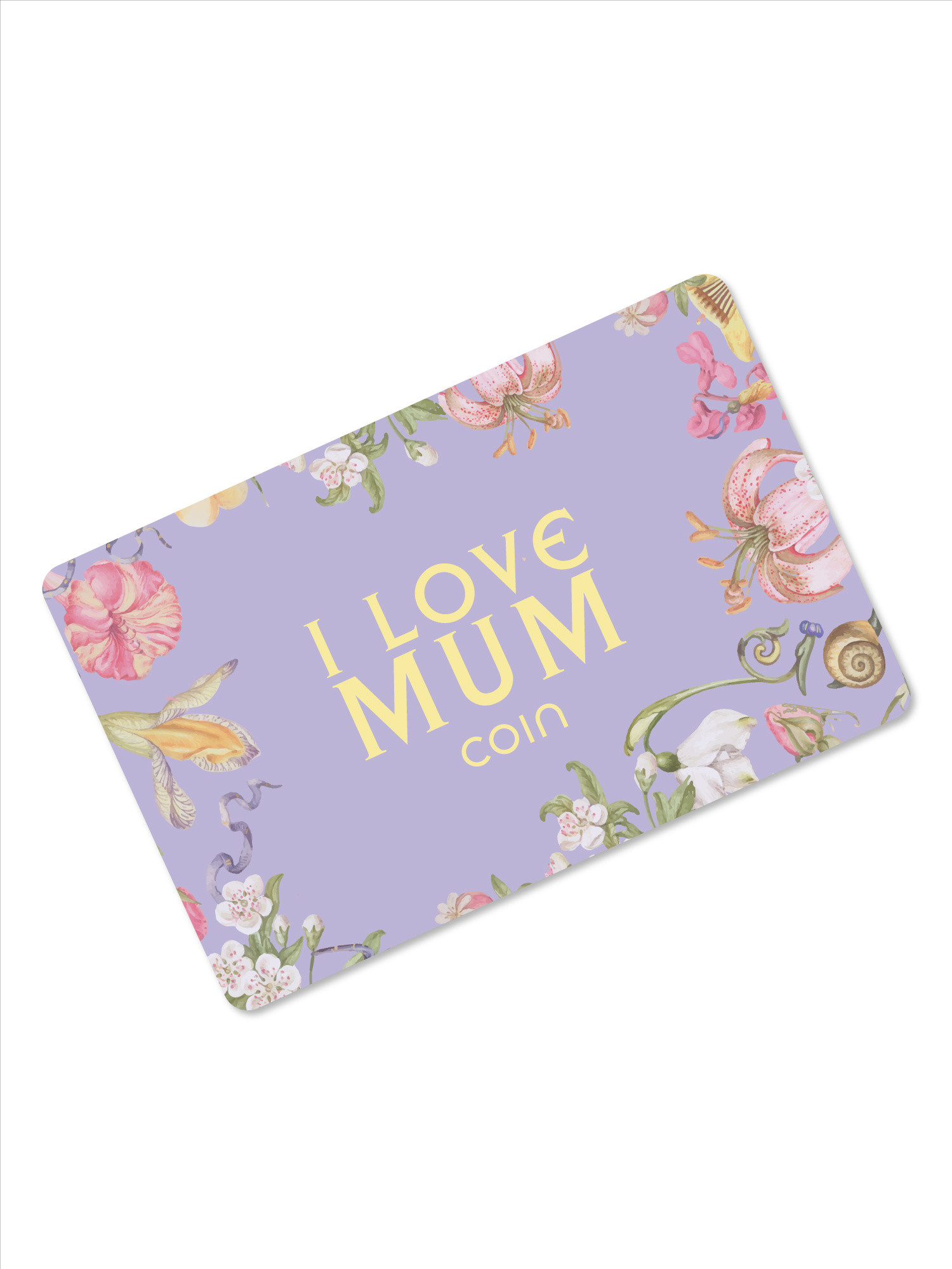 Giftcard I Love Mum, Beige chiaro, large image number 0
