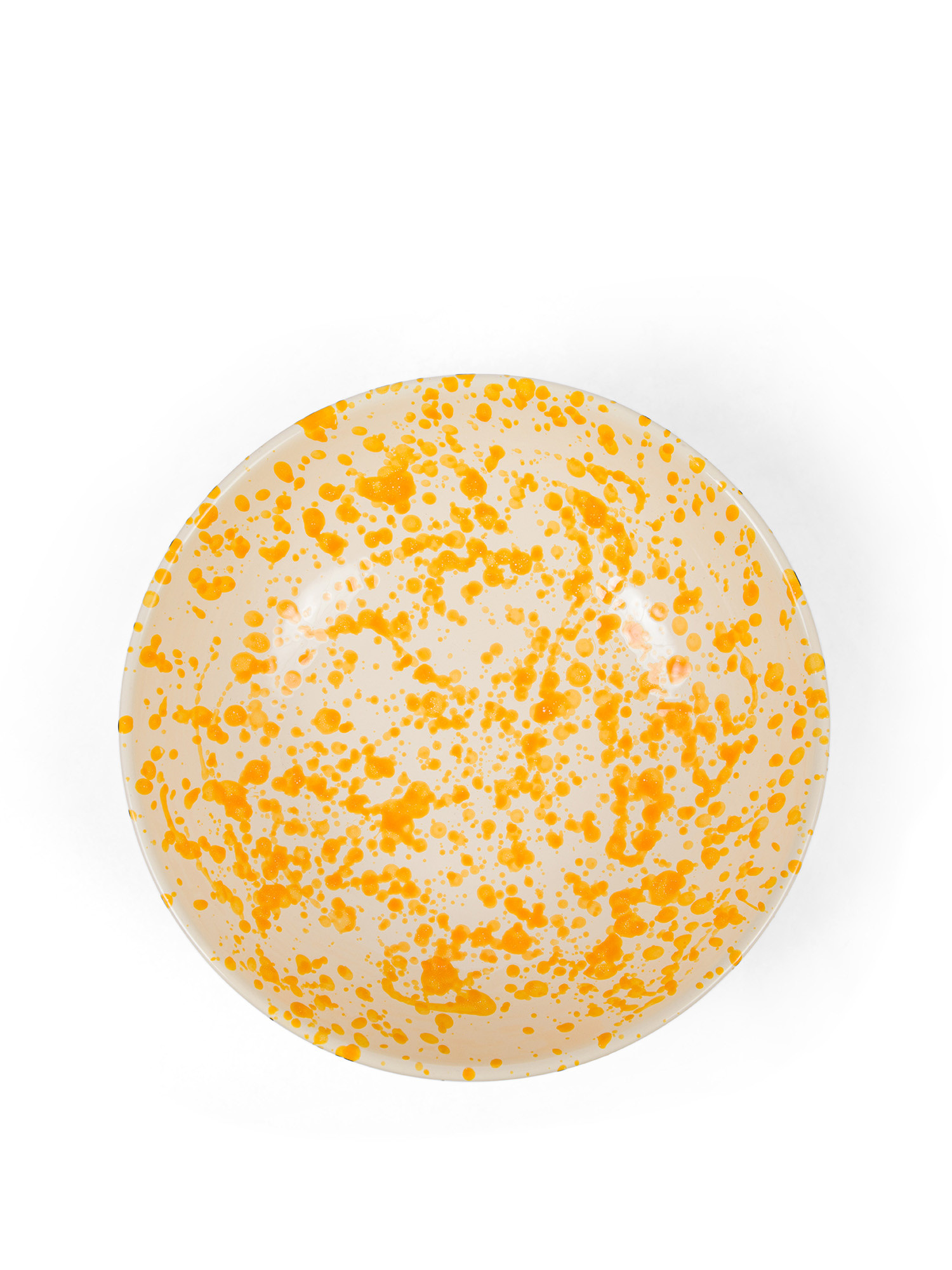 Insalatiera ceramica Rugiada, Arancione, large image number 1