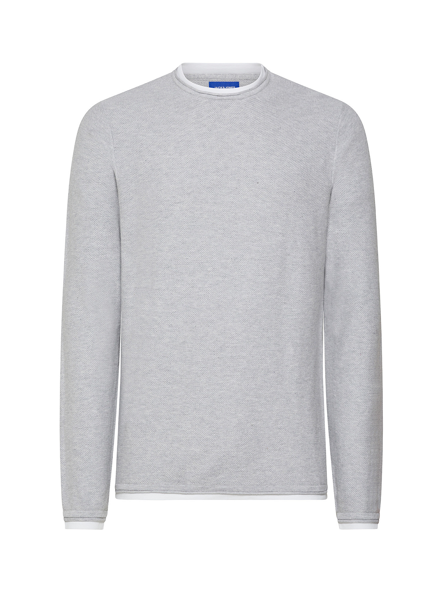 Jack & Jones - Cotton pullover, Light Grey, large image number 0