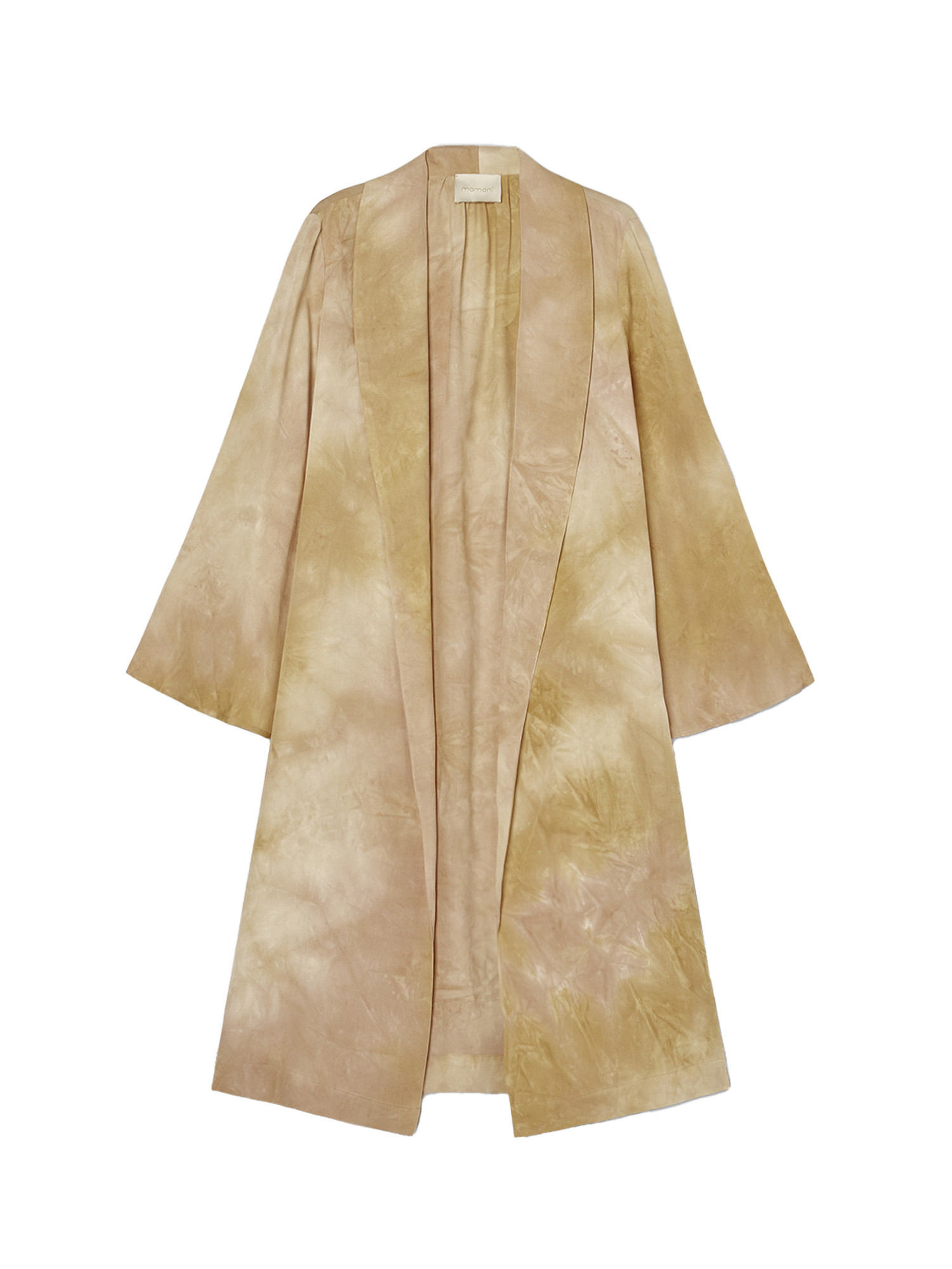 Momonì - Amandine coat in tie-dyed viscose, Multicolor, large image number 0