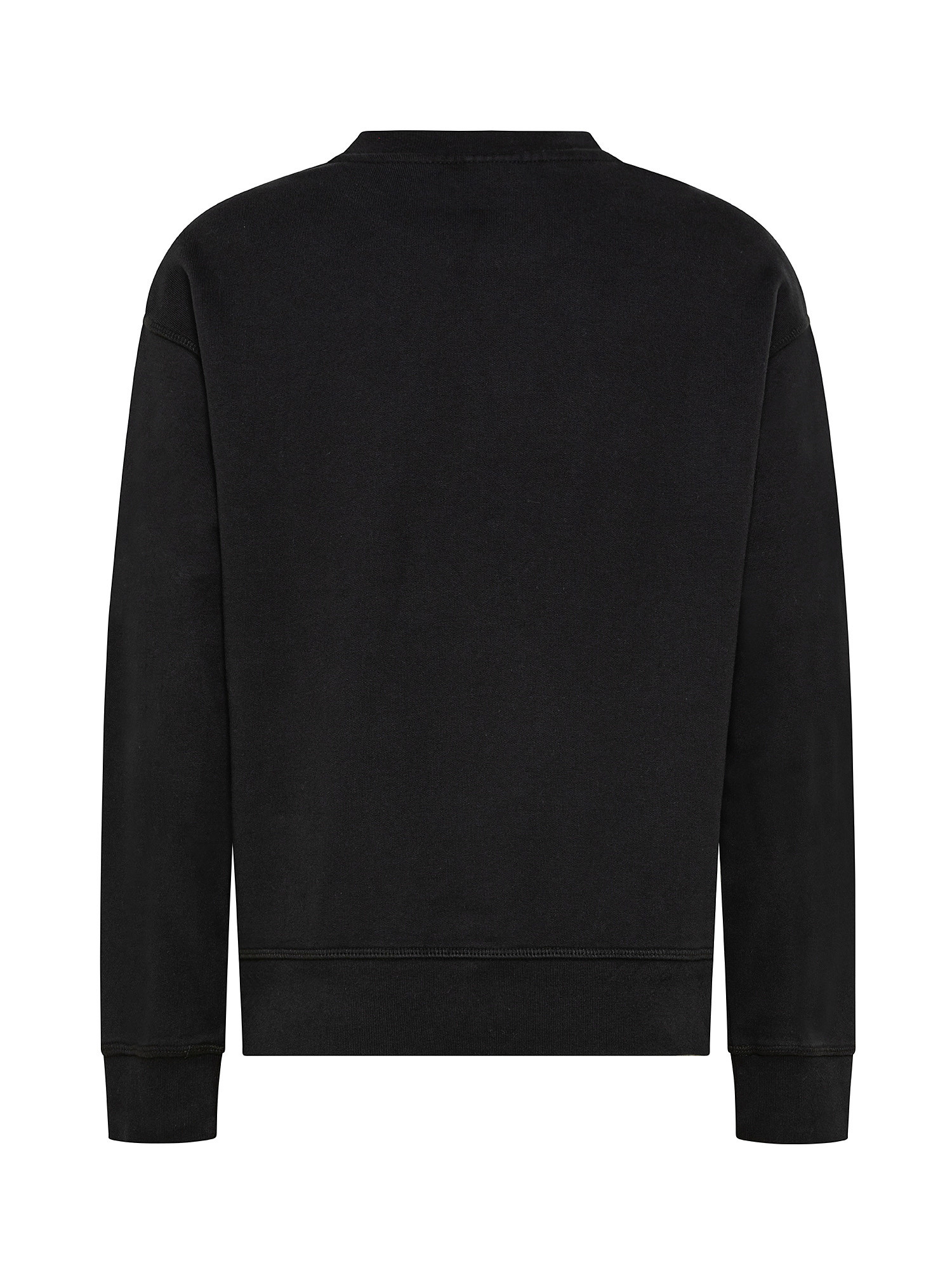 Crewneck sweatshirt, Black, large image number 1