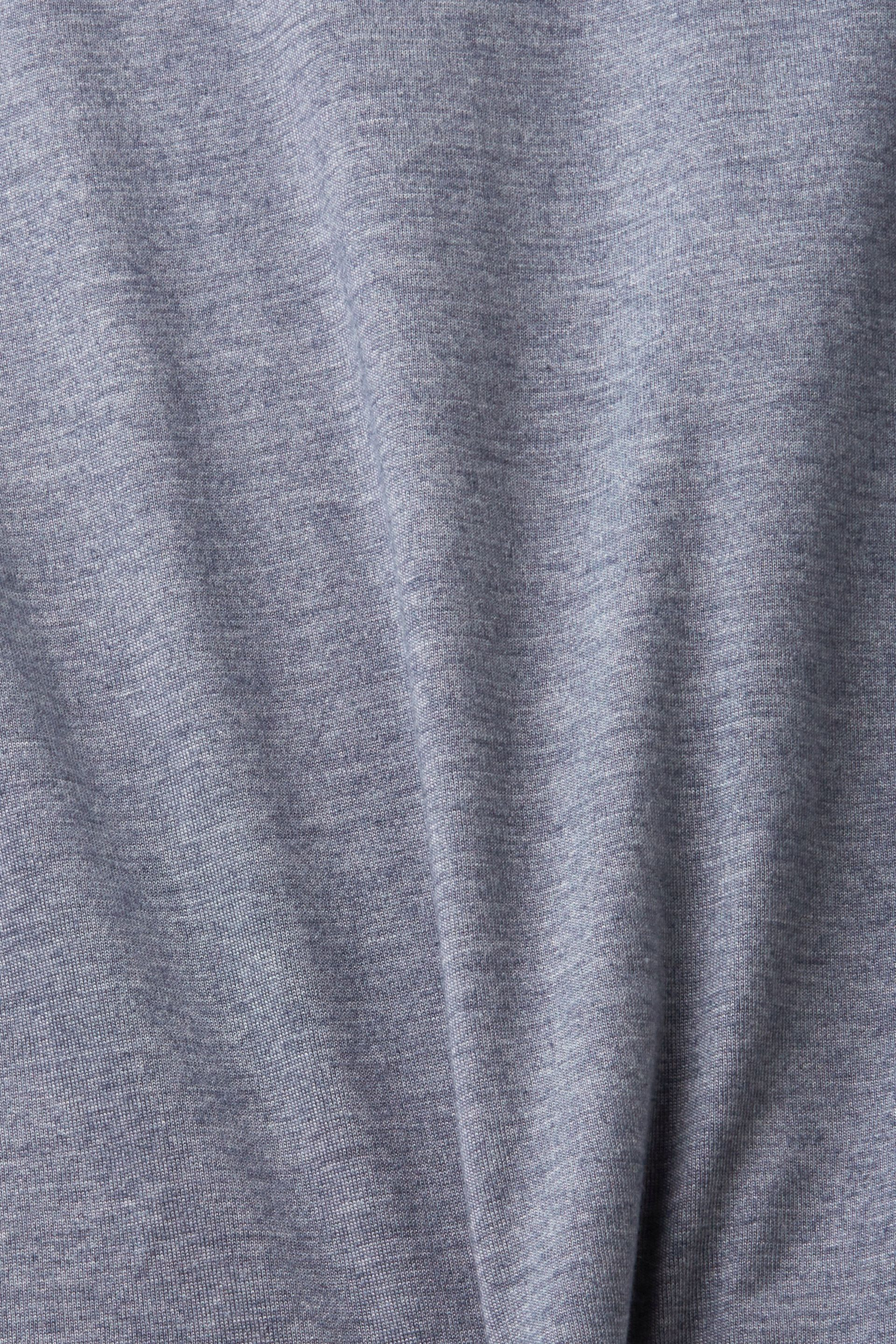 Esprit - T-shirt con scollo a V floreale, Arancione chiaro, large image number 1