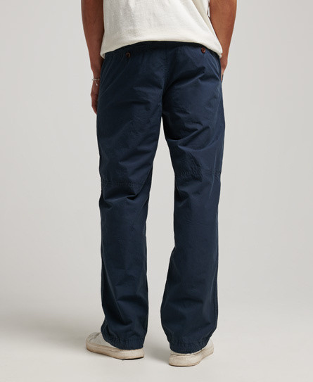 Superdry Cotton Canvas Trousers, Blue, large image number 5