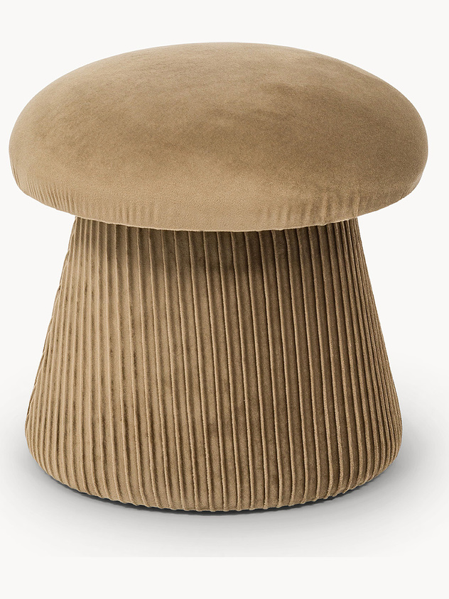 Mushroom Velvet Stool