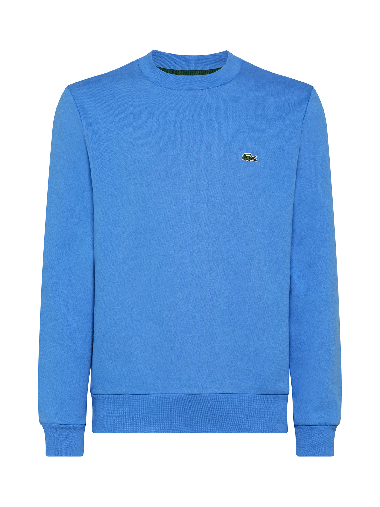 Lacoste - Sweatshirt in brushed organic cotton, Light Blue, large image number 0