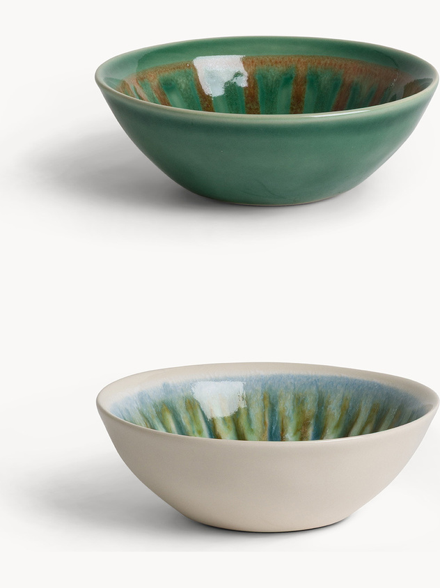 Coppette in ceramica Cotton