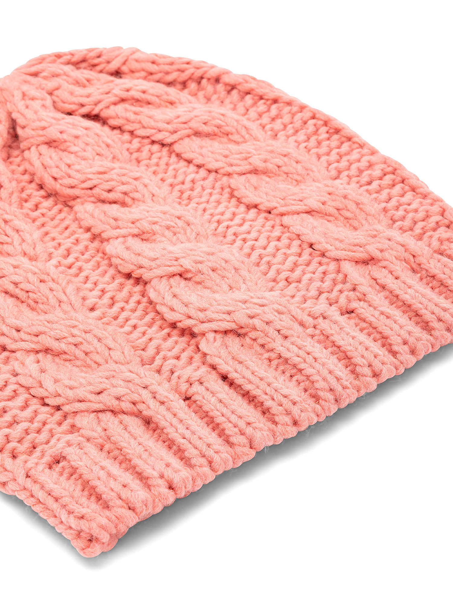 Cap with cable pattern, Pink, large image number 1