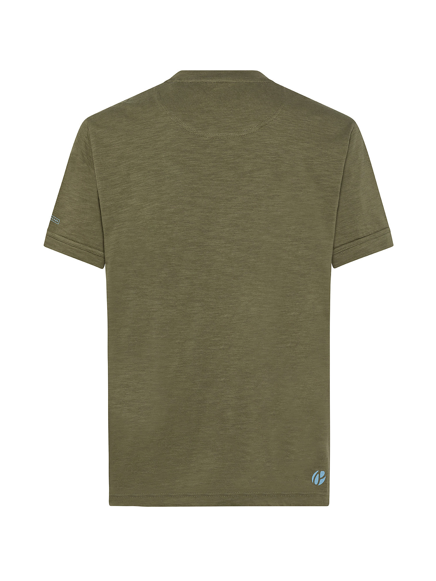 T-shirt con stampa a quadri aldarian, Verde, large image number 1