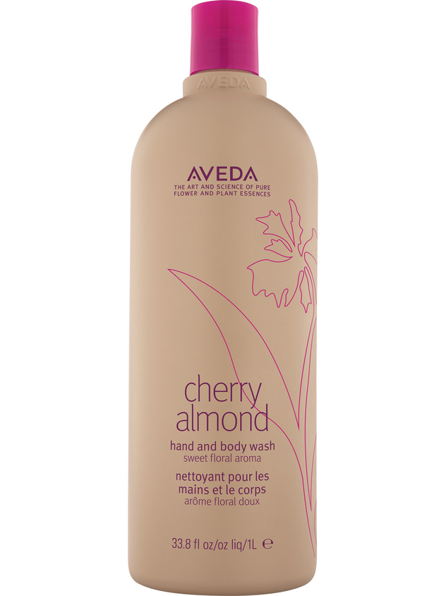 Aveda cherry almond hand & body wash 1  lt