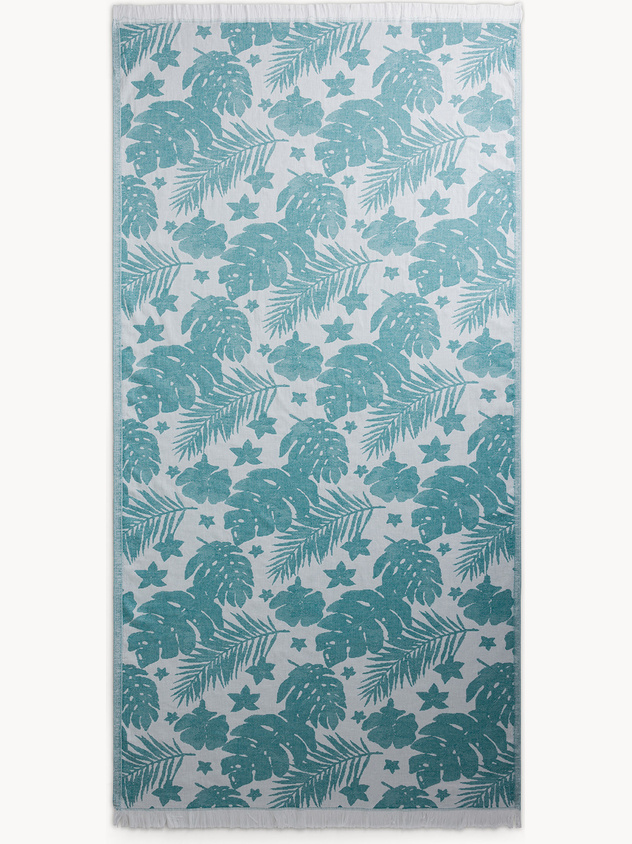 Hammam beach towel with fringes