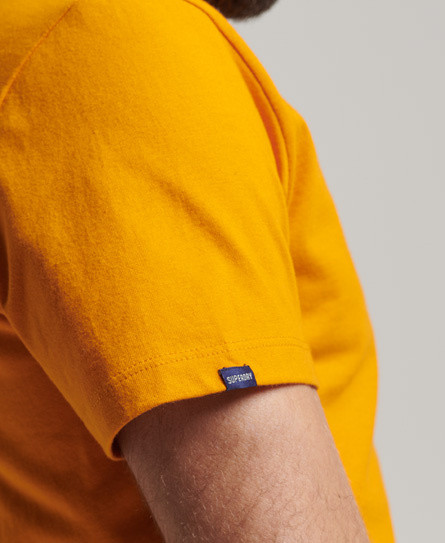 Superdry - T-shirt girocollo con logo, Arancione, large image number 5
