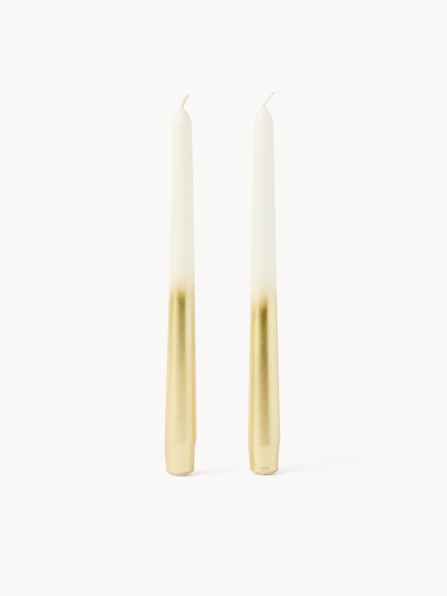 Set of 2 Dinner Candles, Golden Yellow, large image number 0