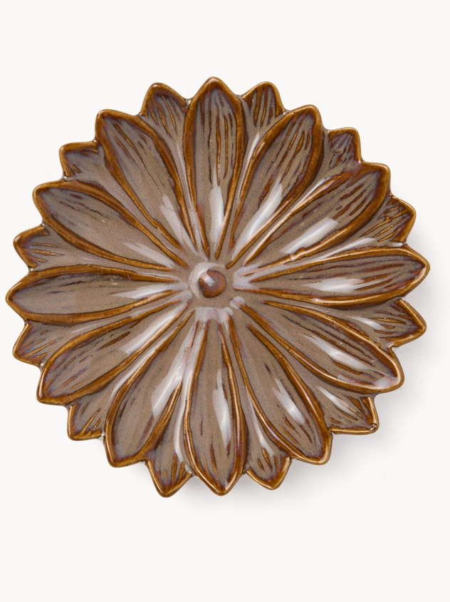 Decorative ceramic tray