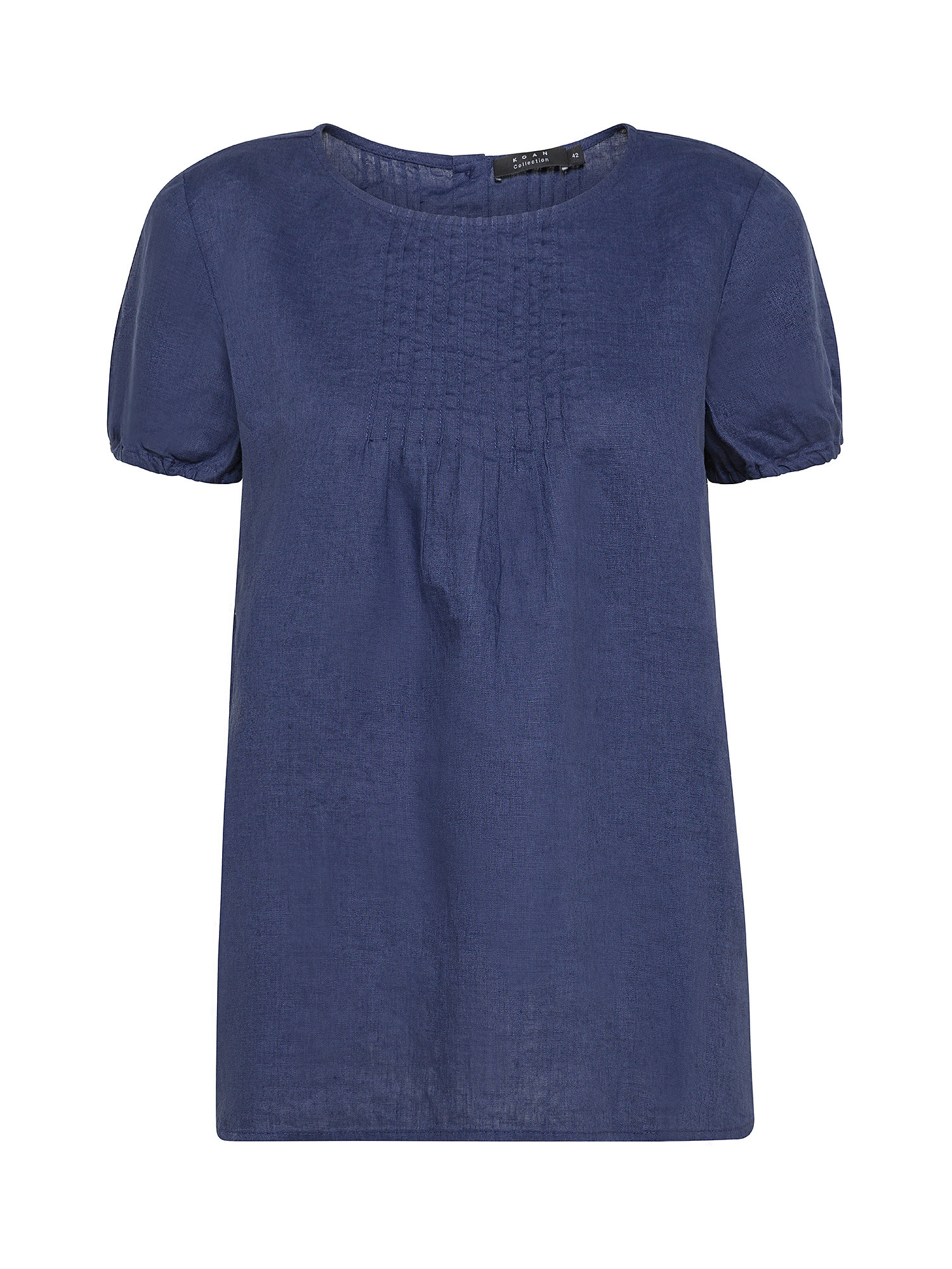Koan - Linen blouse, Blue, large image number 0