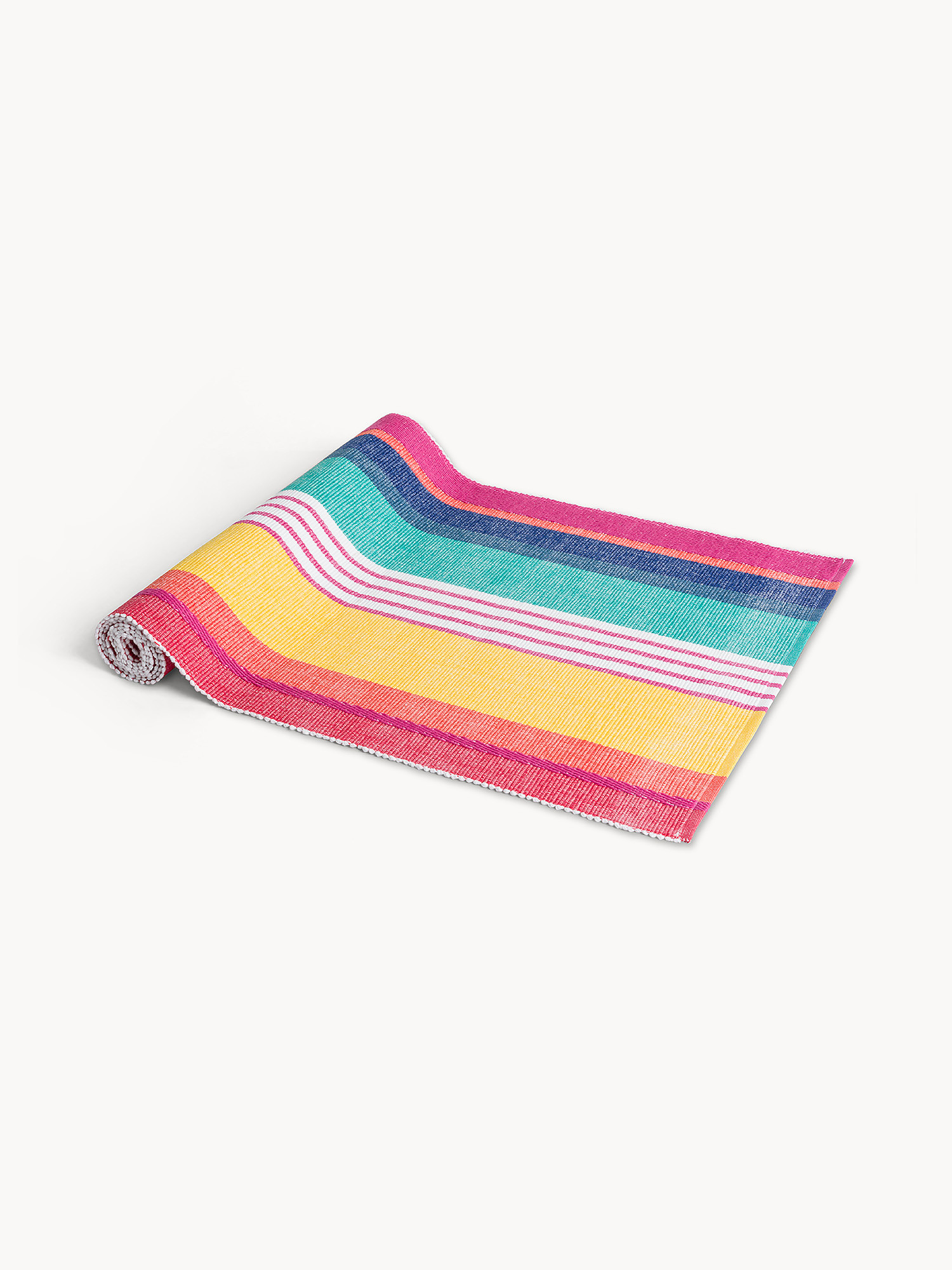 Runner in puro cotone a righe, Multicolor, large image number 0