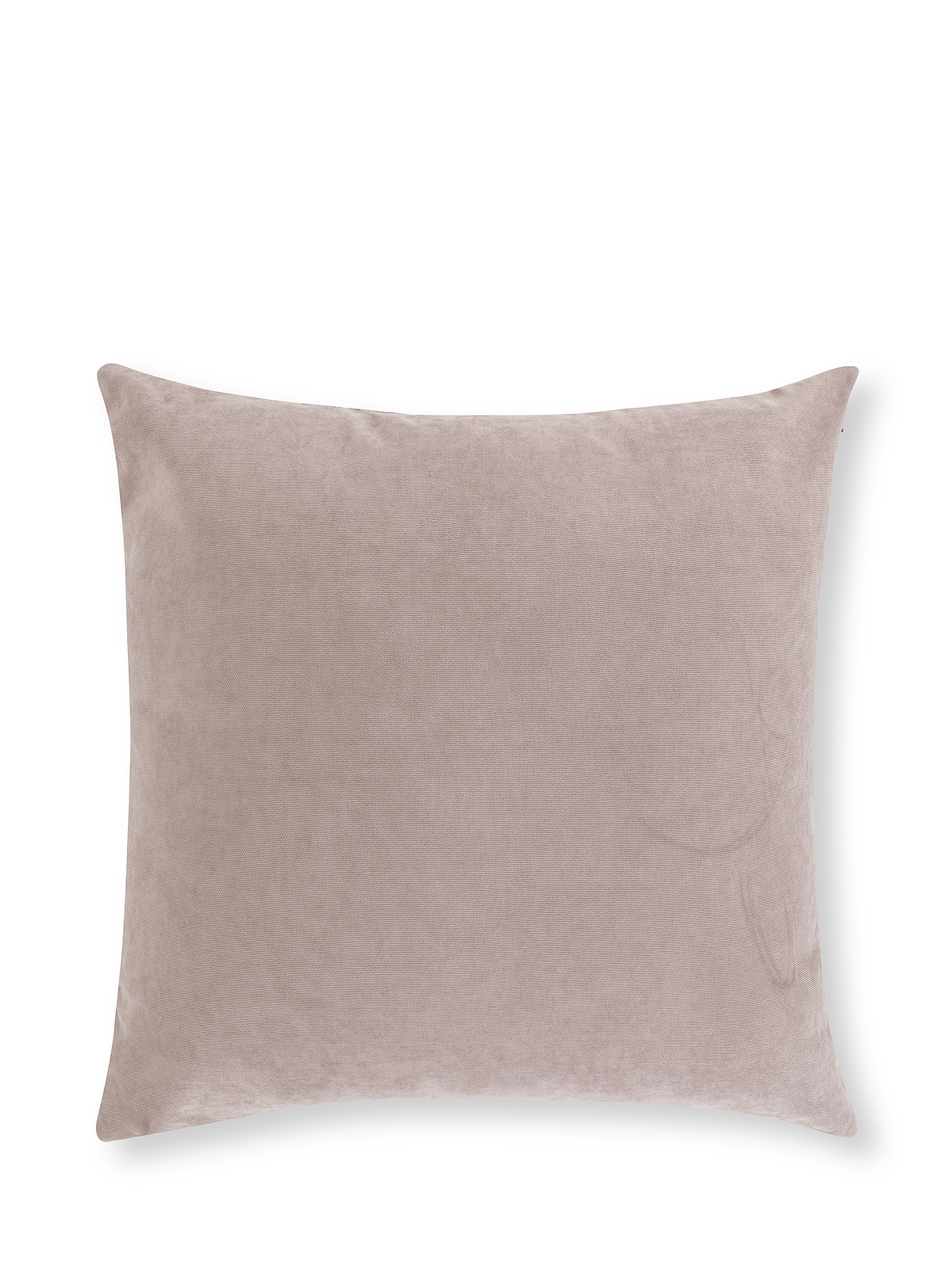 Jacquard cushion with ramage motif 45x45cm, Grey, large image number 1