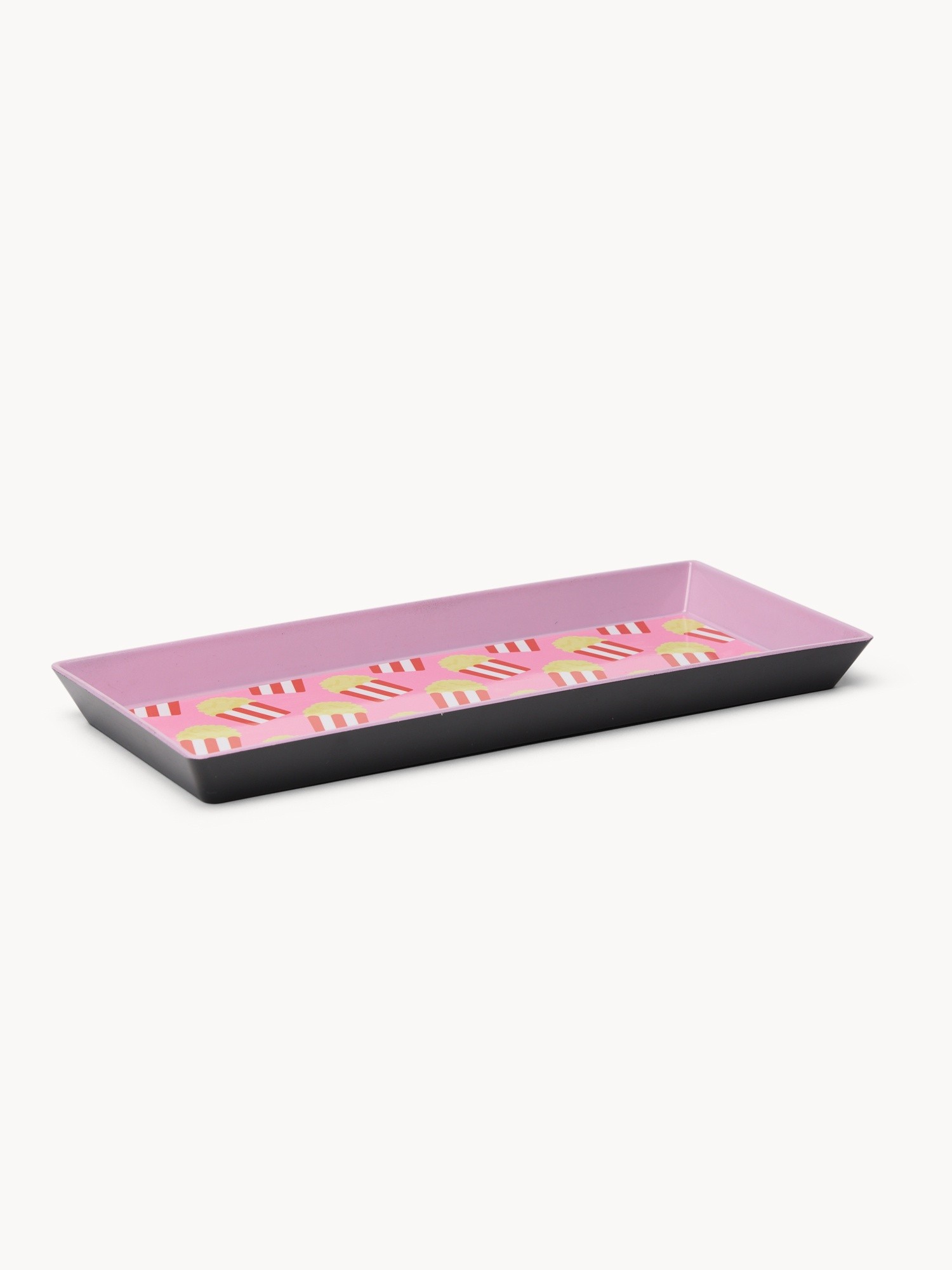 Popcorn-themed plastic tray - Introductory price, Multicolor, large image number 0