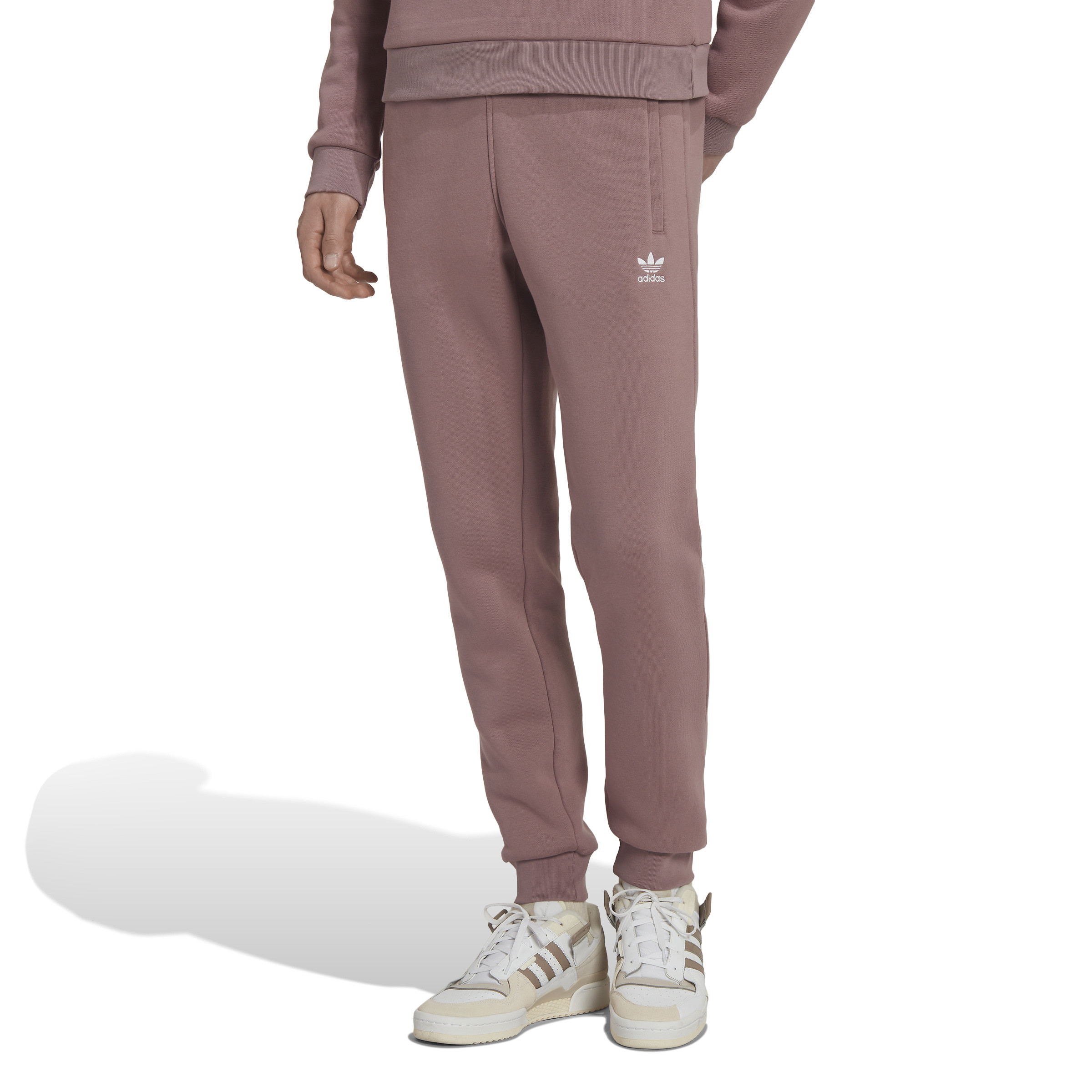 Adidas - Pantaloni adicolor essentials trefoil, Rosa antico, large image number 1