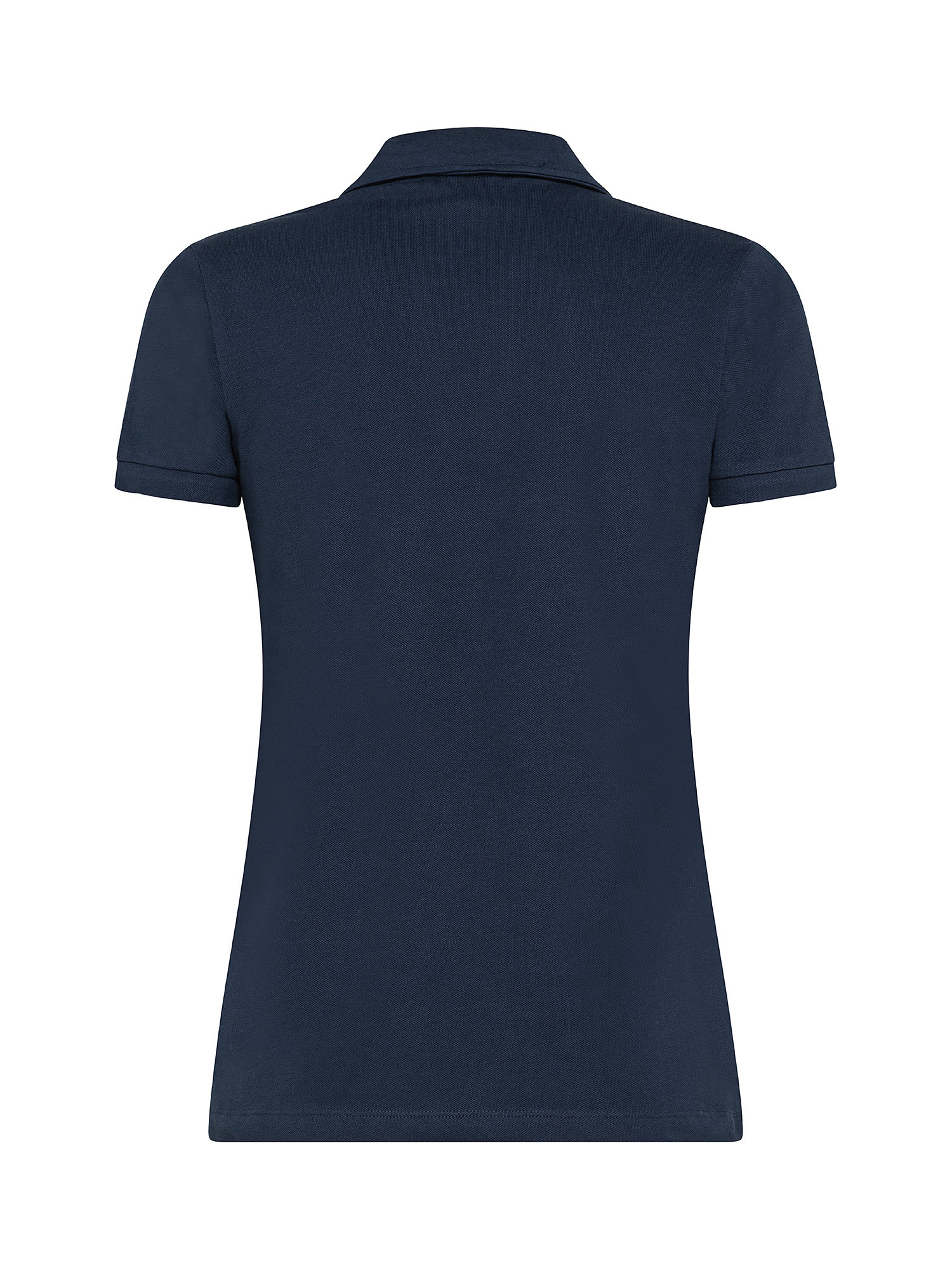 Polo shirt with rouches, Dark Blue, large image number 1