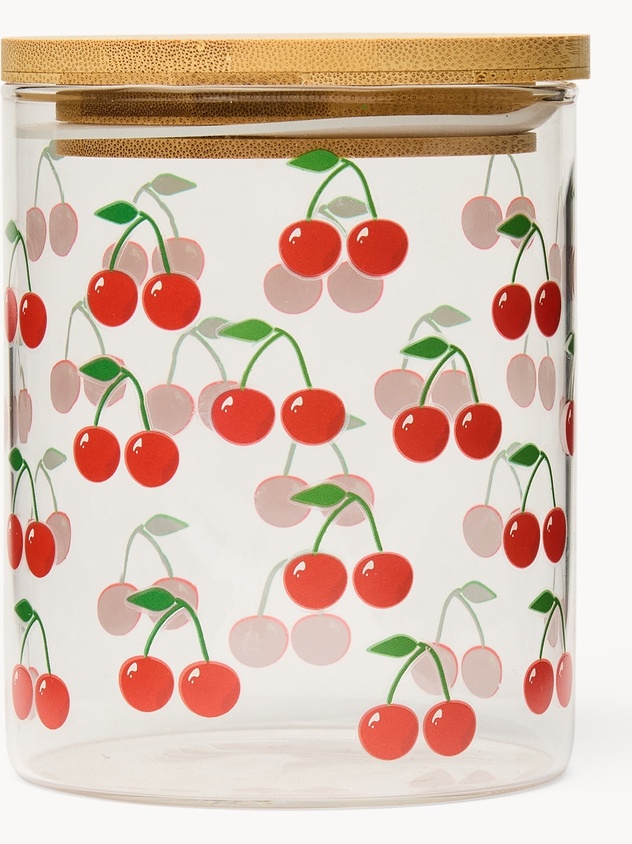 Barattolo in vetro motivo ciliegie - Prezzo di lancio