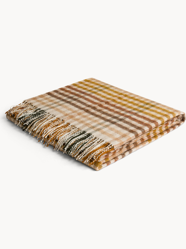 Soft throw made in Italy