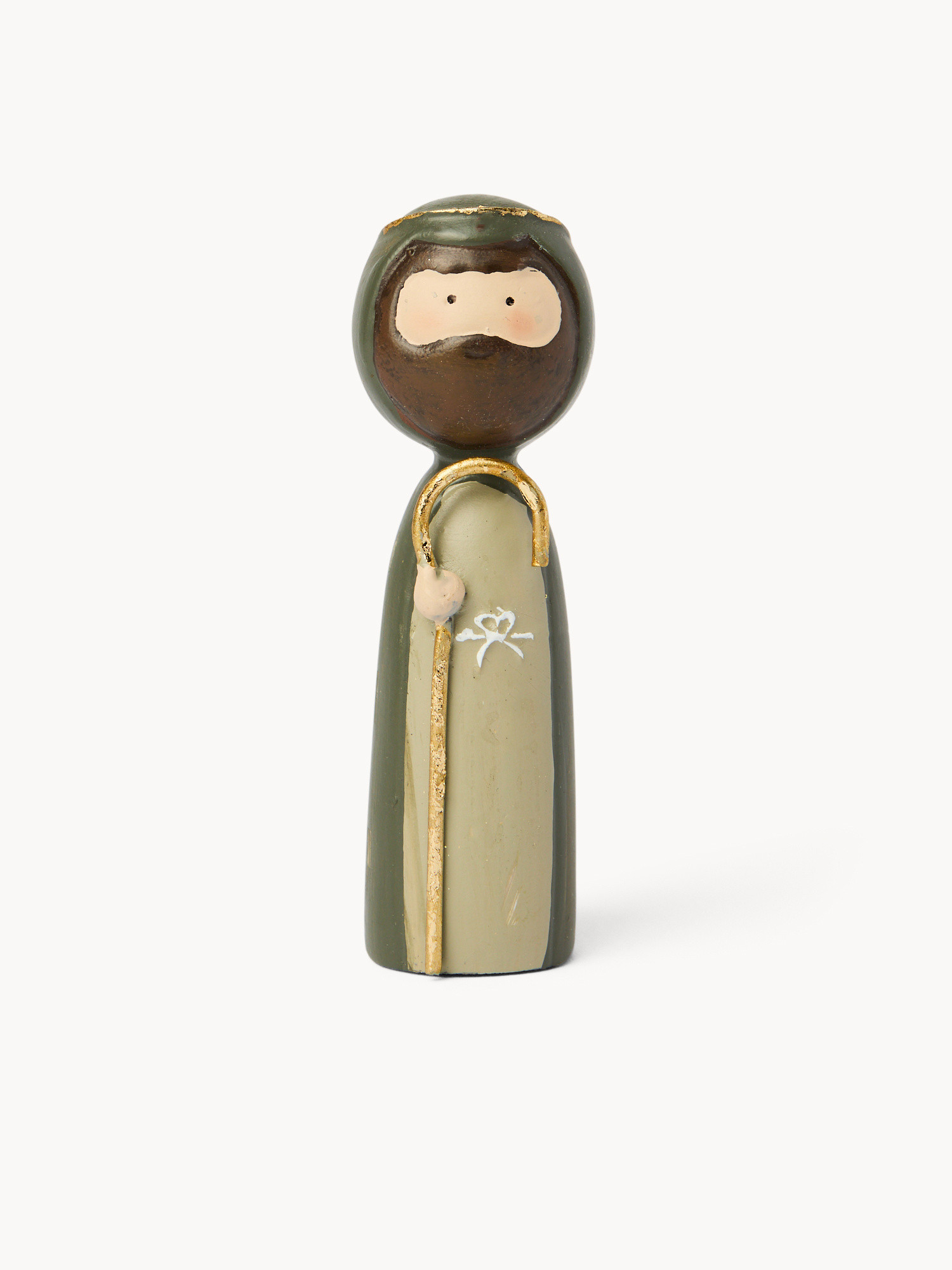 Statuetta in resina natività, Verde, large image number 0